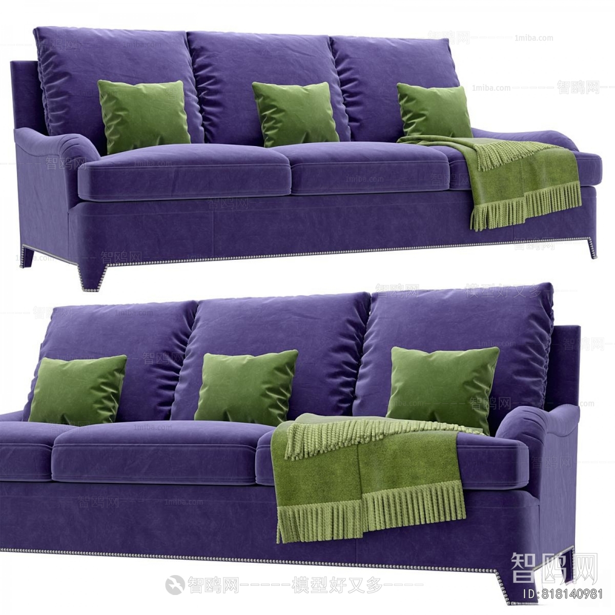 Modern Three-seat Sofa