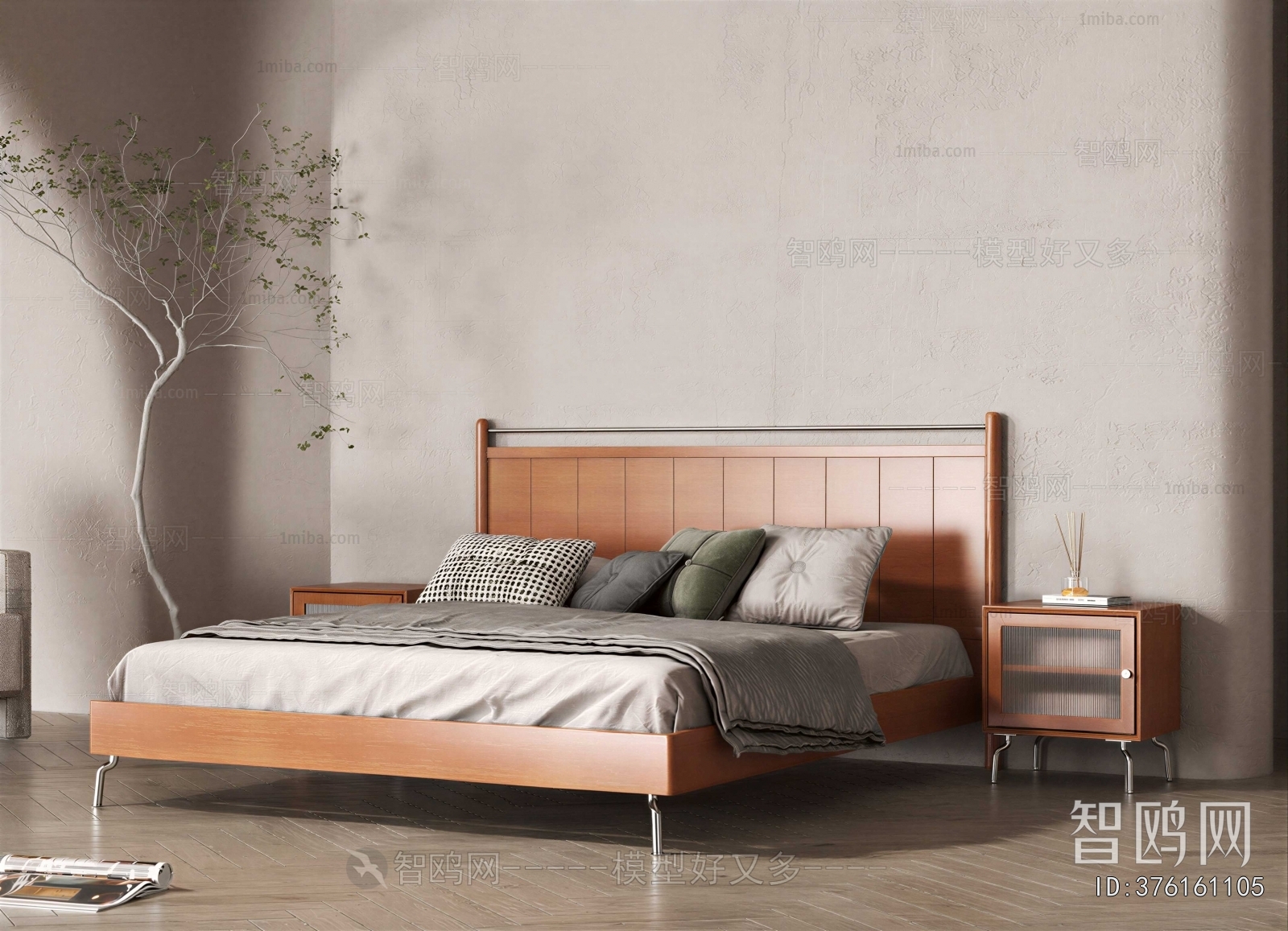 Nordic Style Double Bed