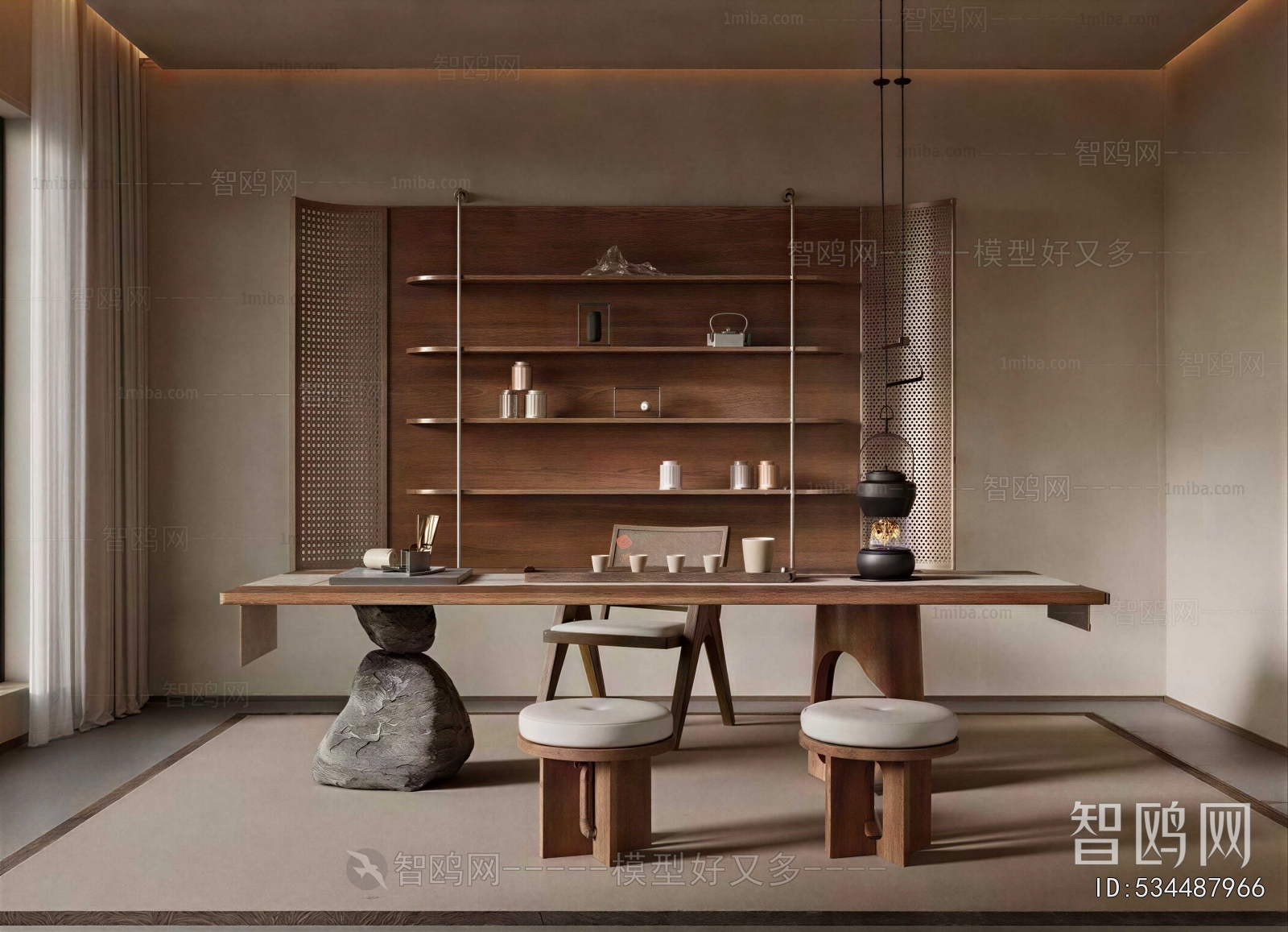 Wabi-sabi Style Tea House