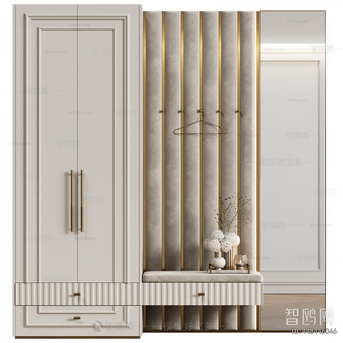 Simple European Style Shoe Cabinet