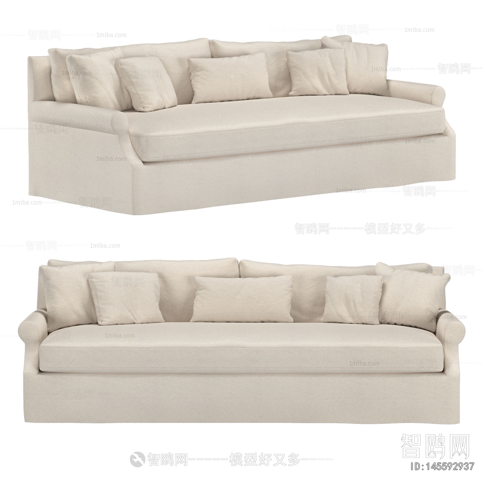 Modern Three-seat Sofa