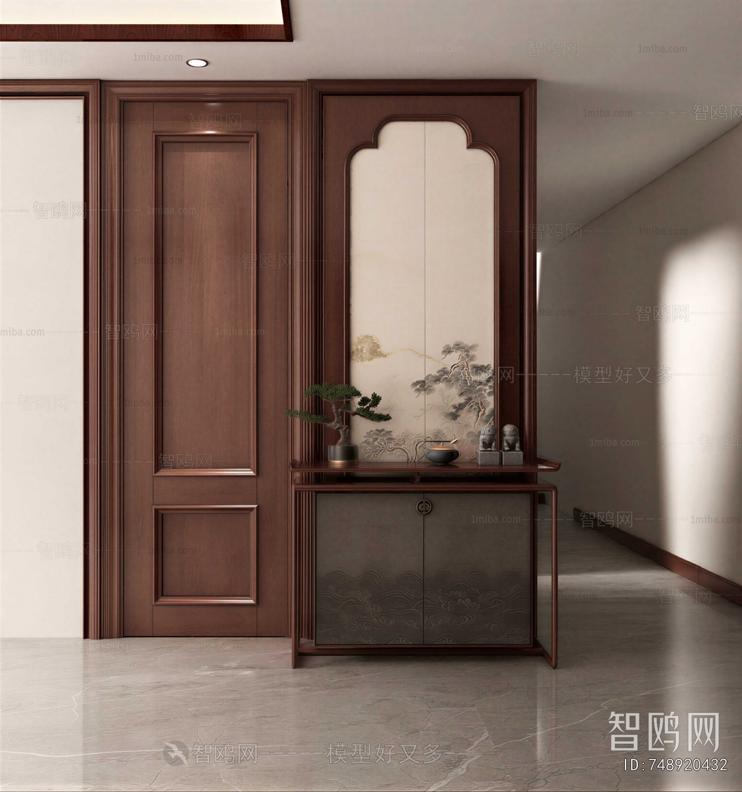 New Chinese Style Hallway