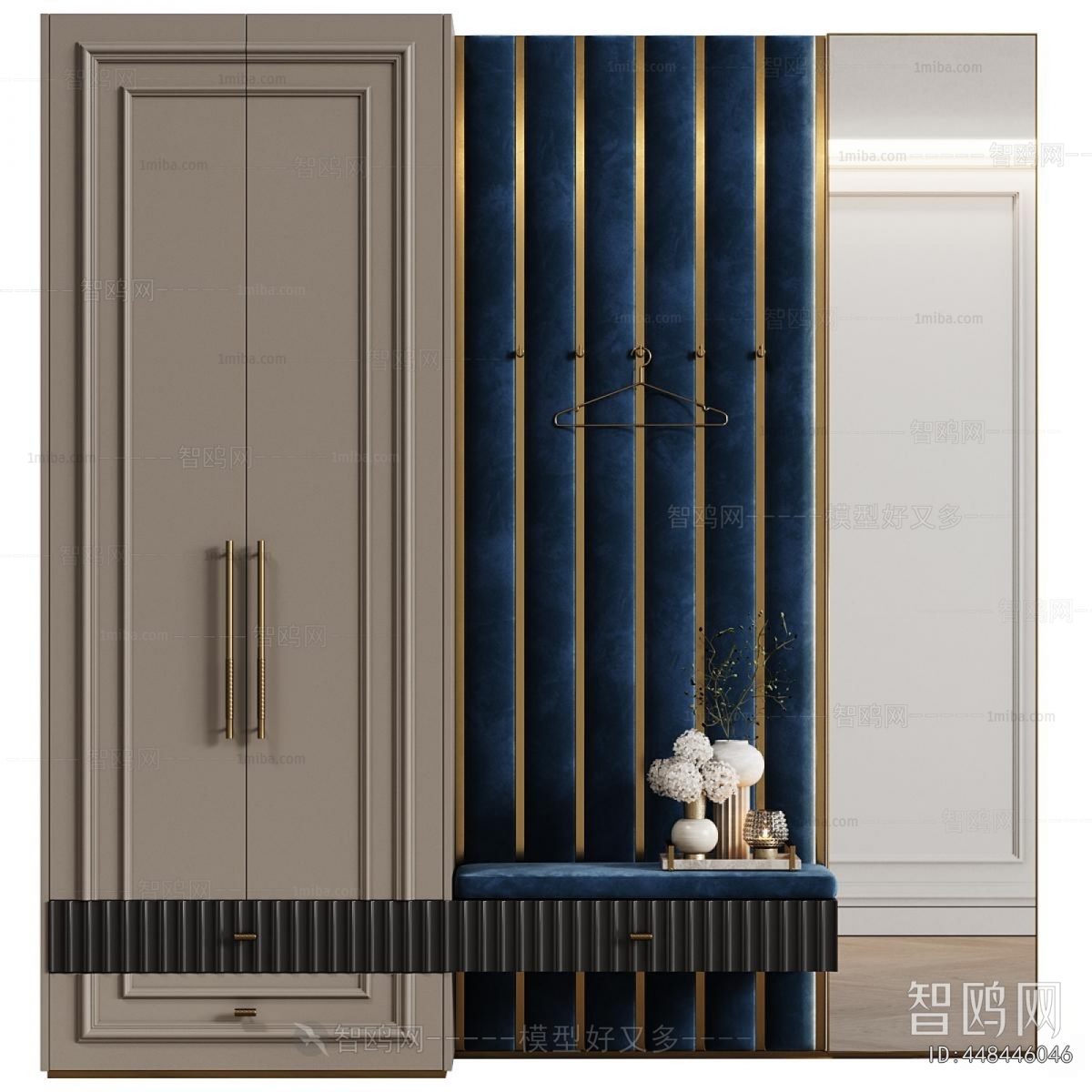 Simple European Style Shoe Cabinet