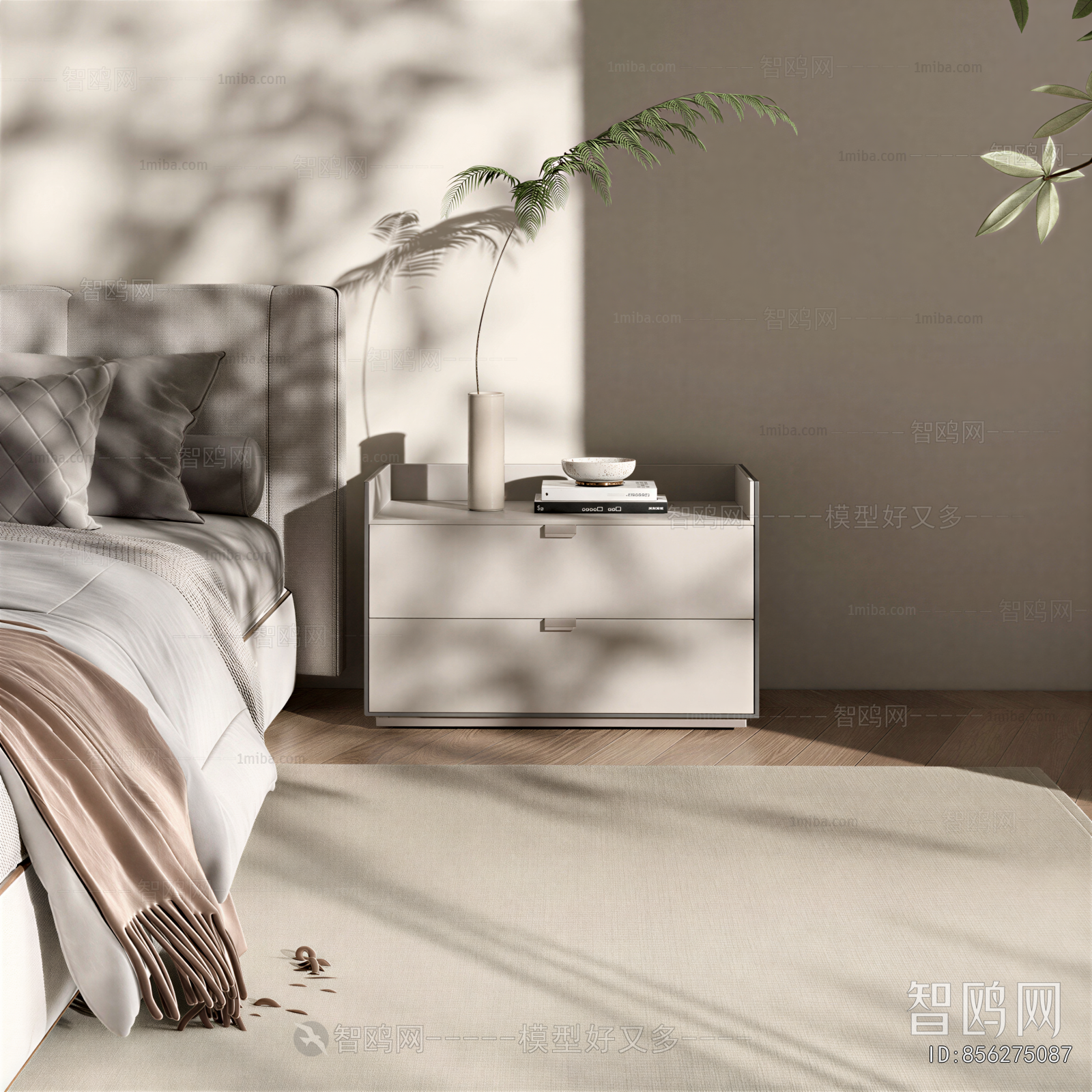 Modern Bedside Cupboard