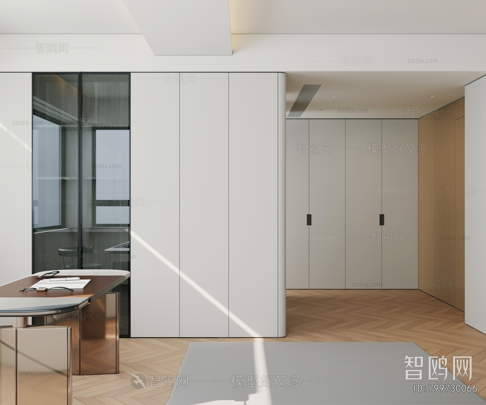 Modern Clothes Storage Area