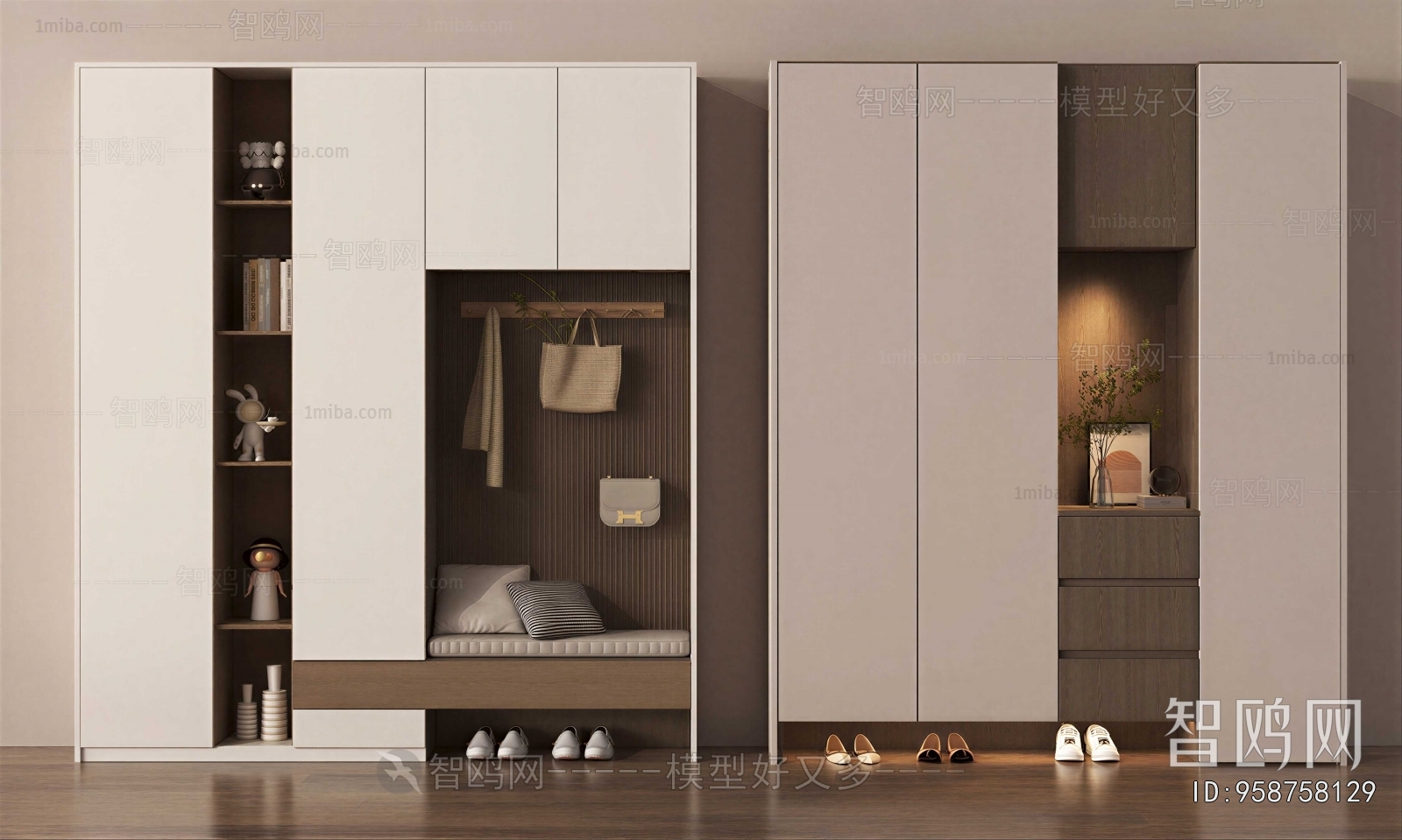 Modern Shoe Cabinet