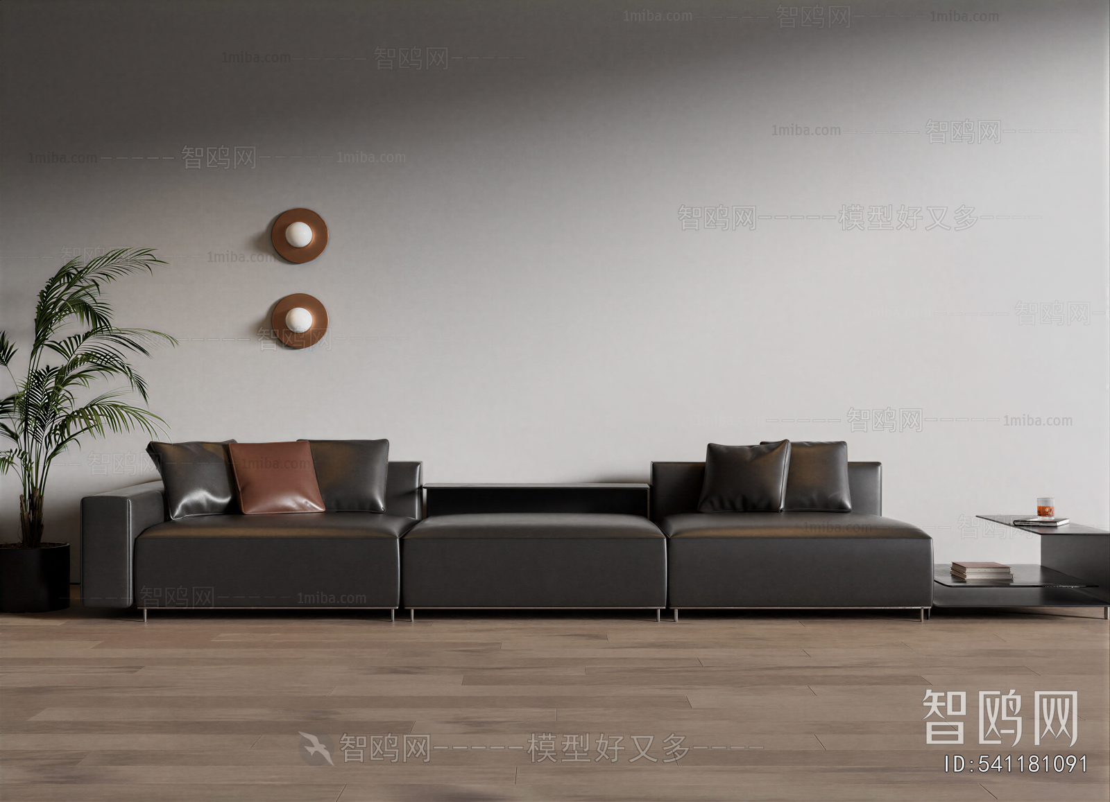 Modern Three-seat Sofa