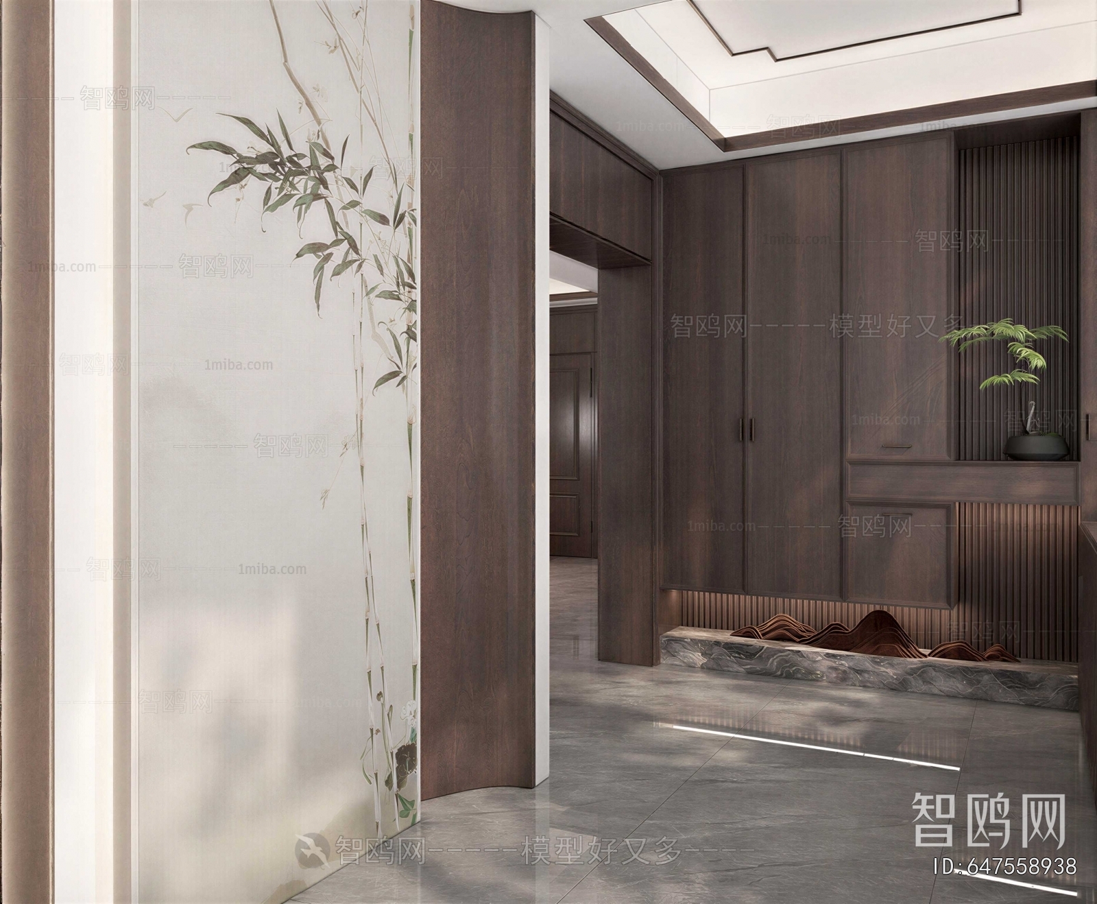 New Chinese Style Hallway