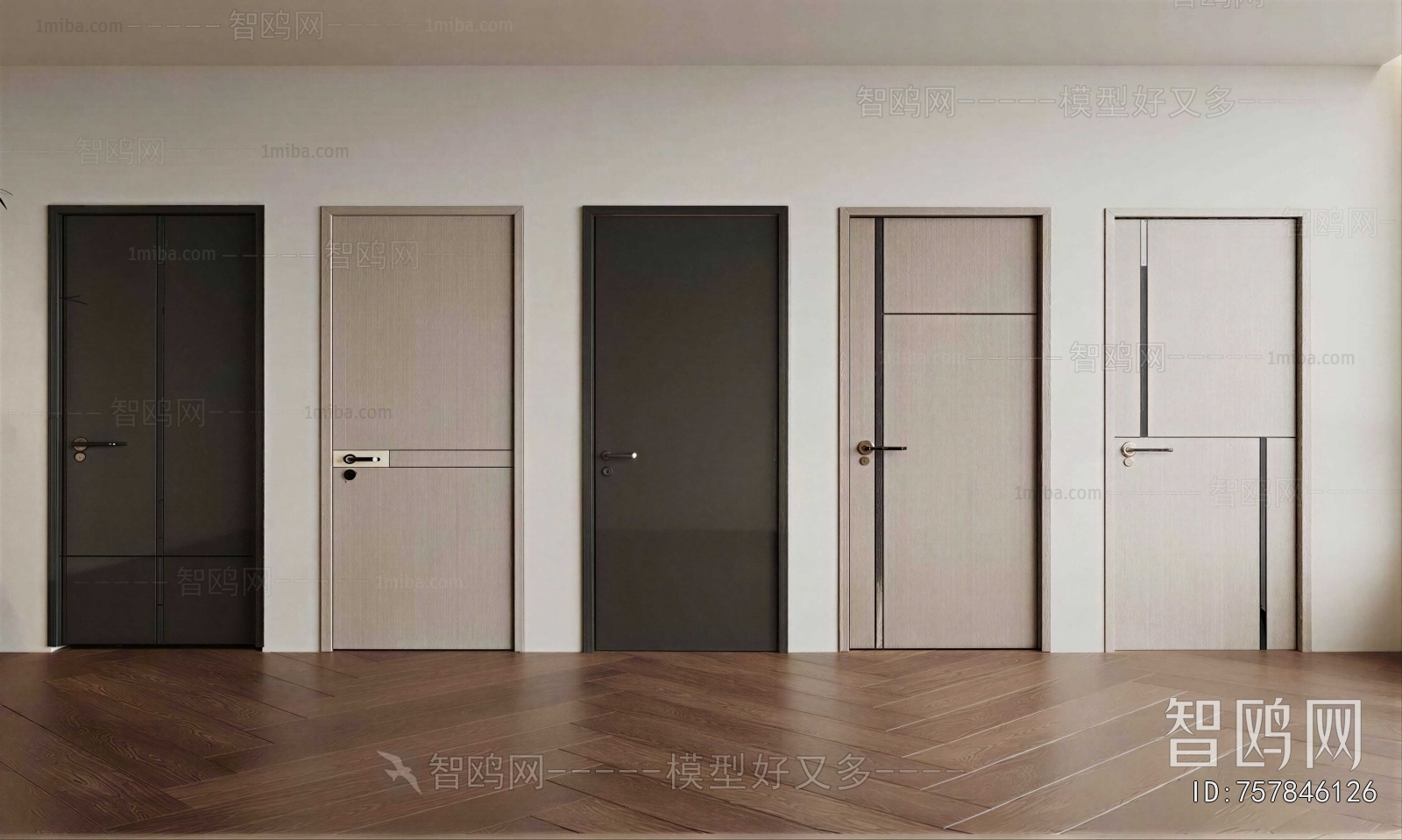 Modern Single Door