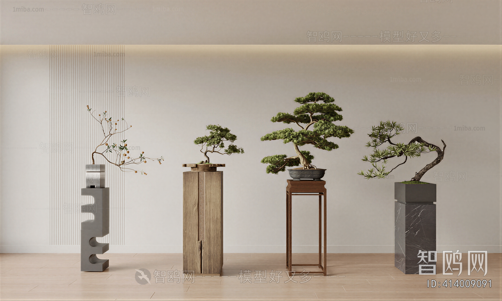 New Chinese Style Bonsai