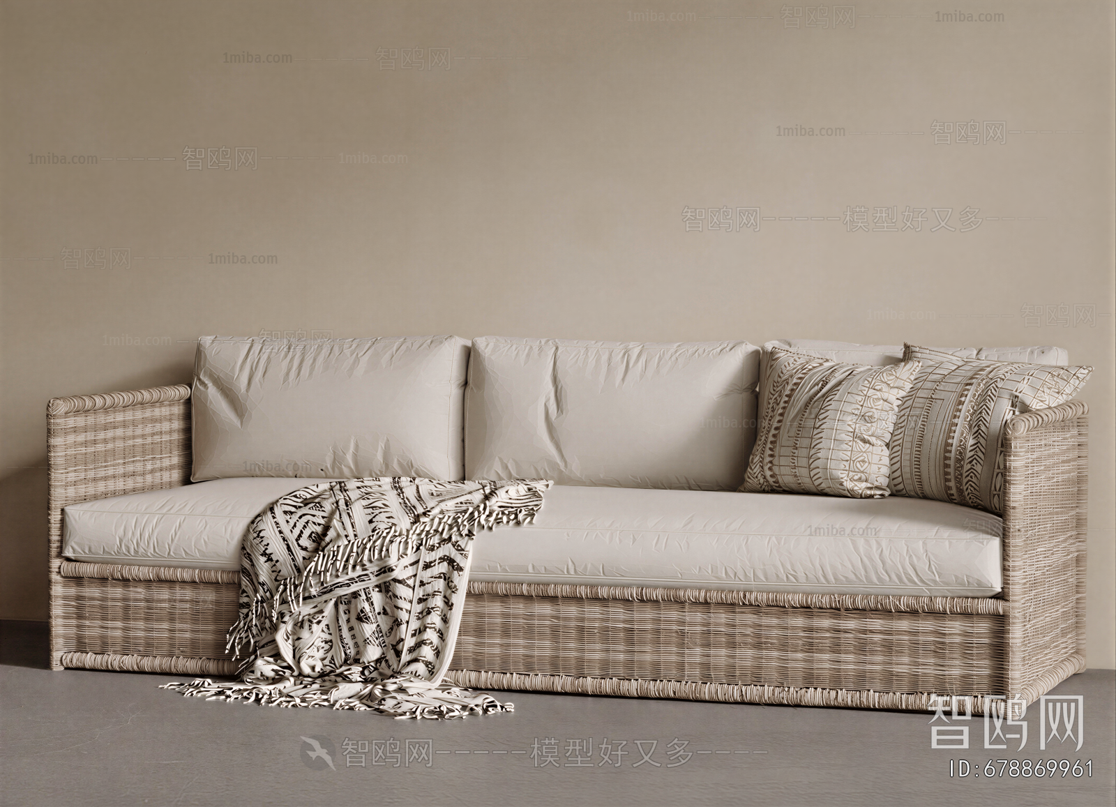 Modern Three-seat Sofa