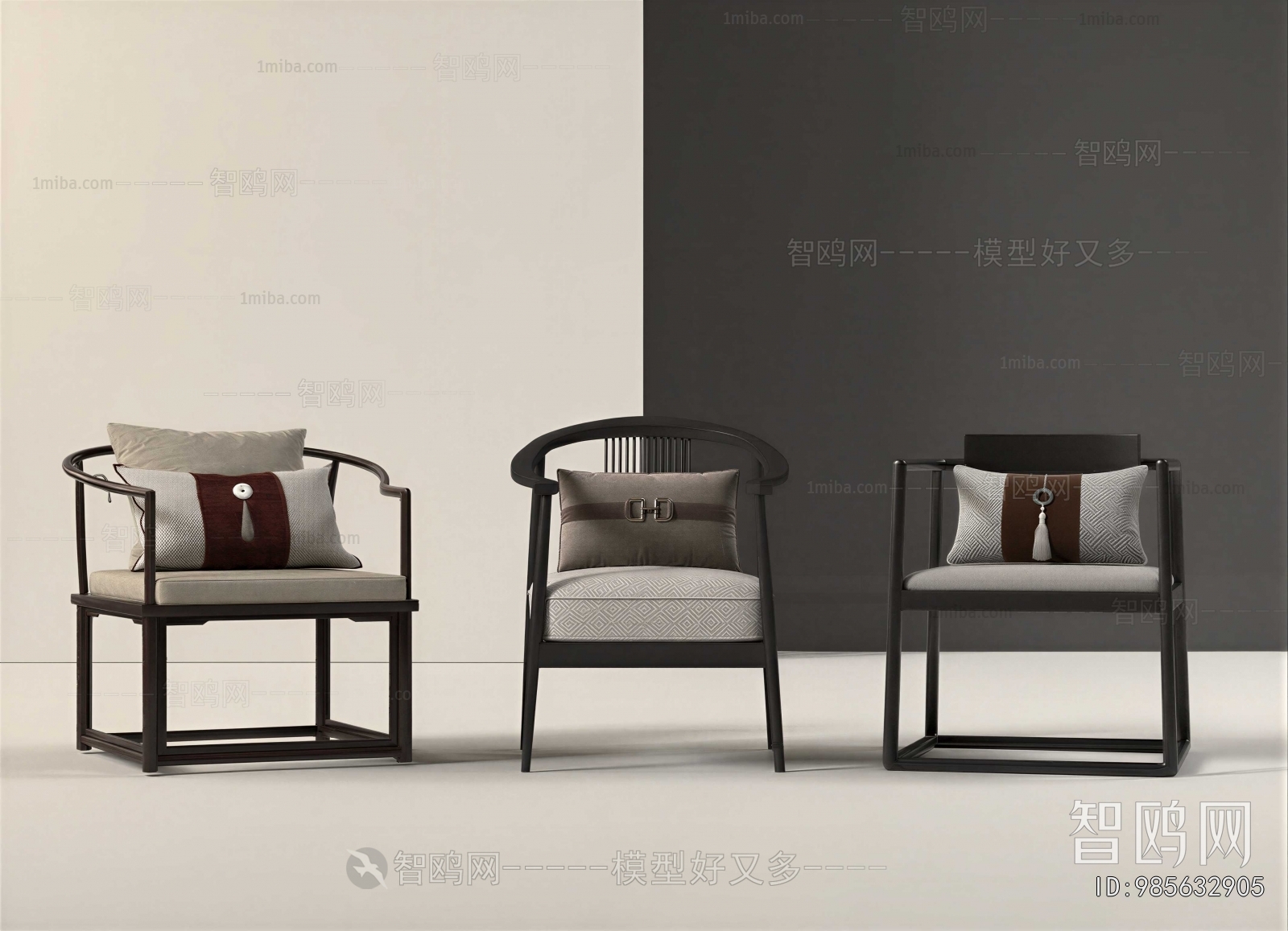 New Chinese Style Lounge Chair