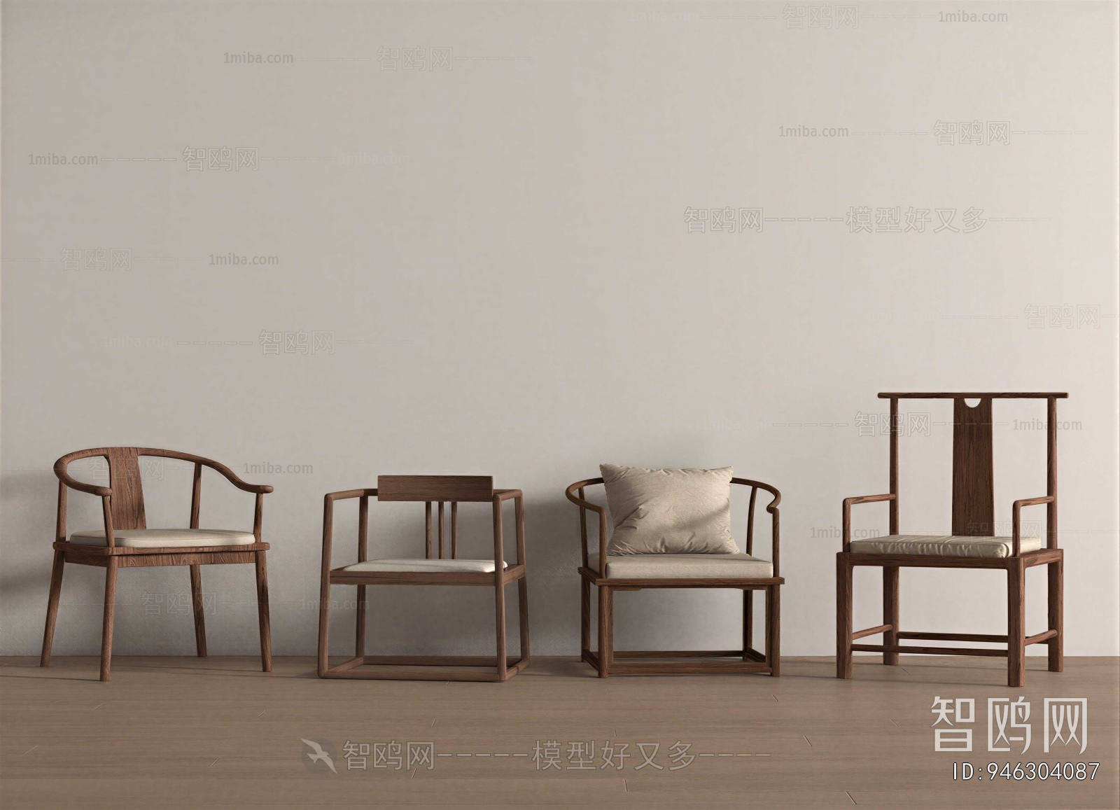 New Chinese Style Lounge Chair