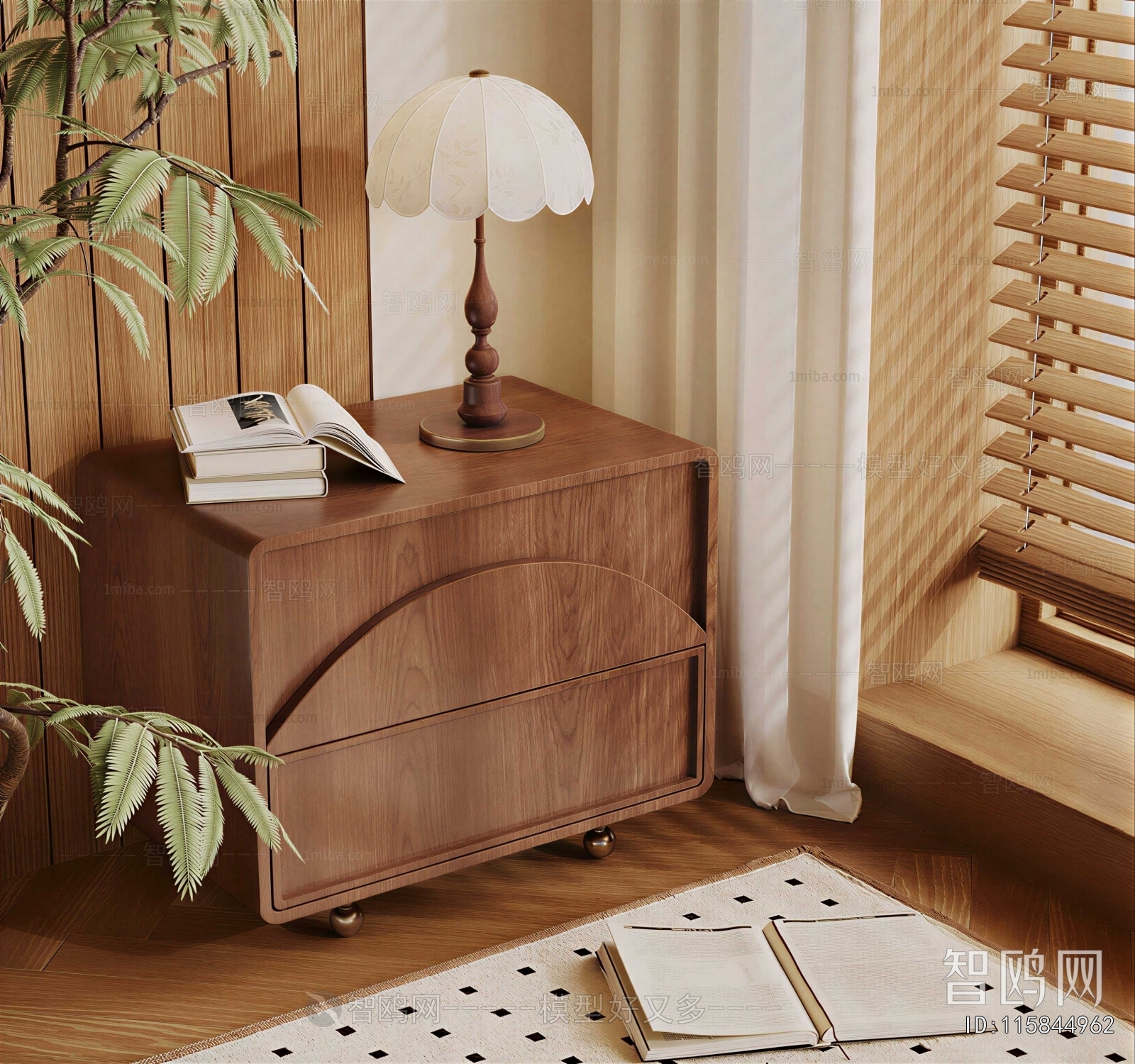Modern Bedside Cupboard