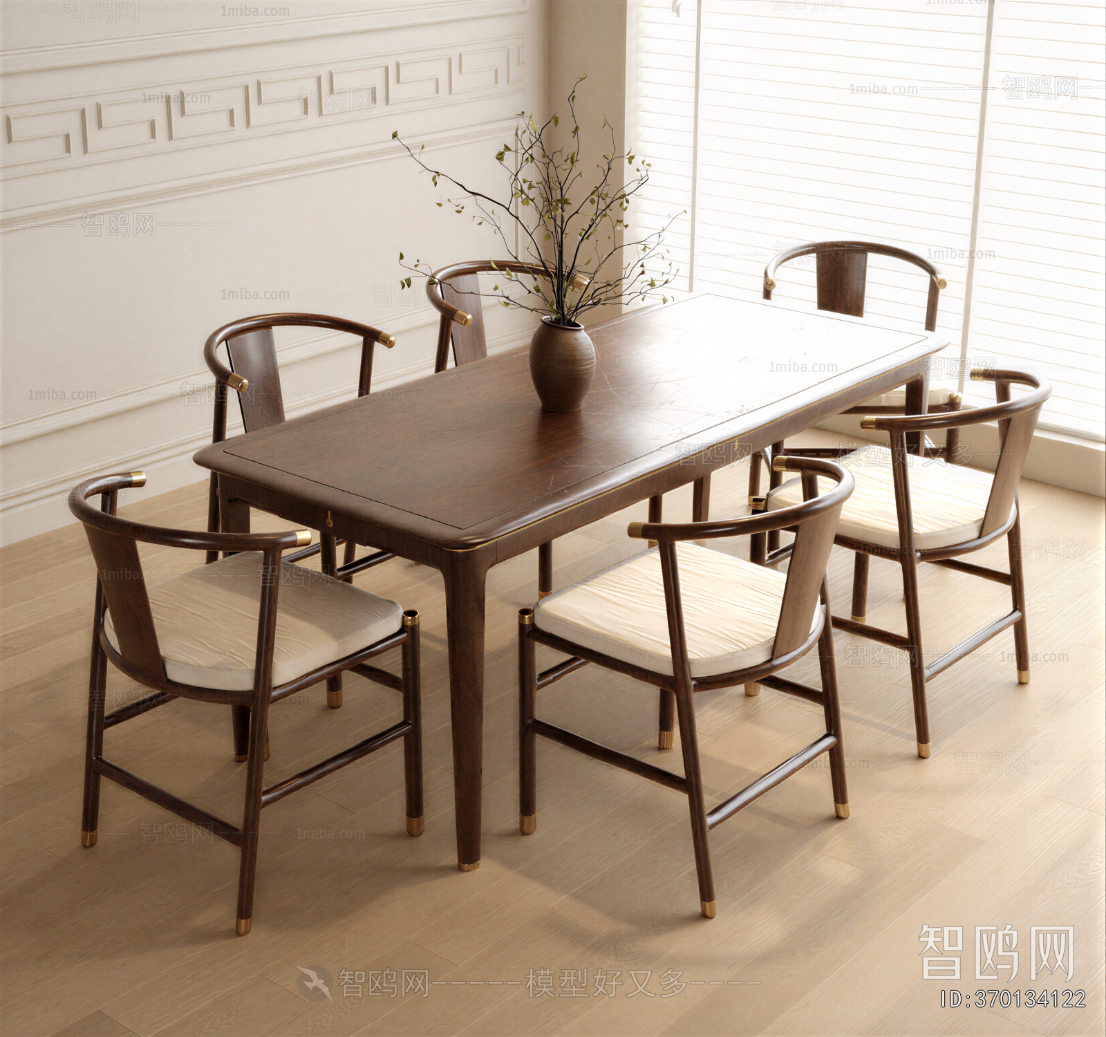 New Chinese Style Dining Table And Chairs