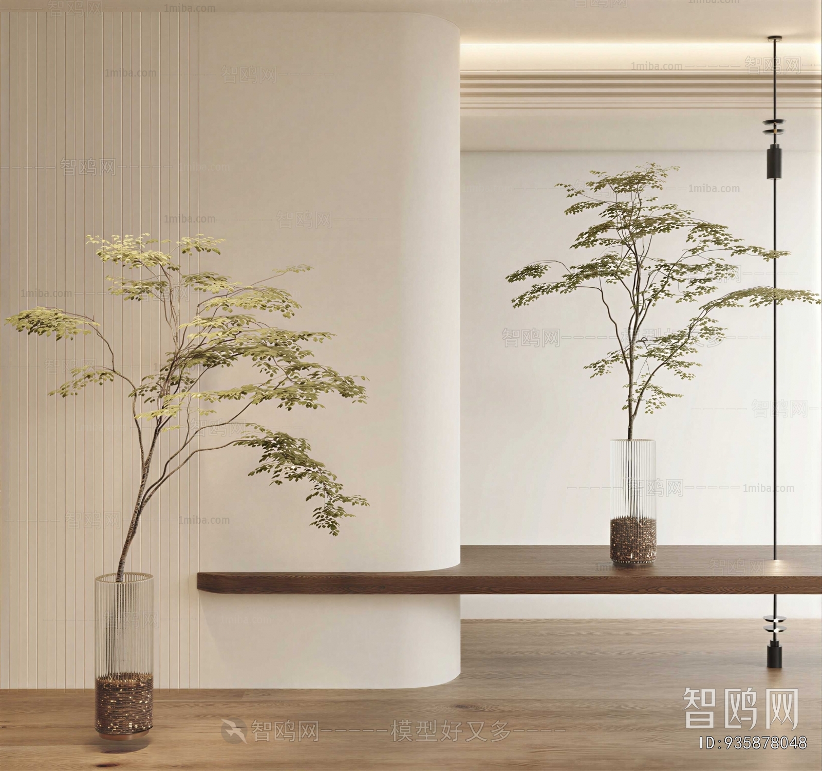 Modern Aquatic Green Plant