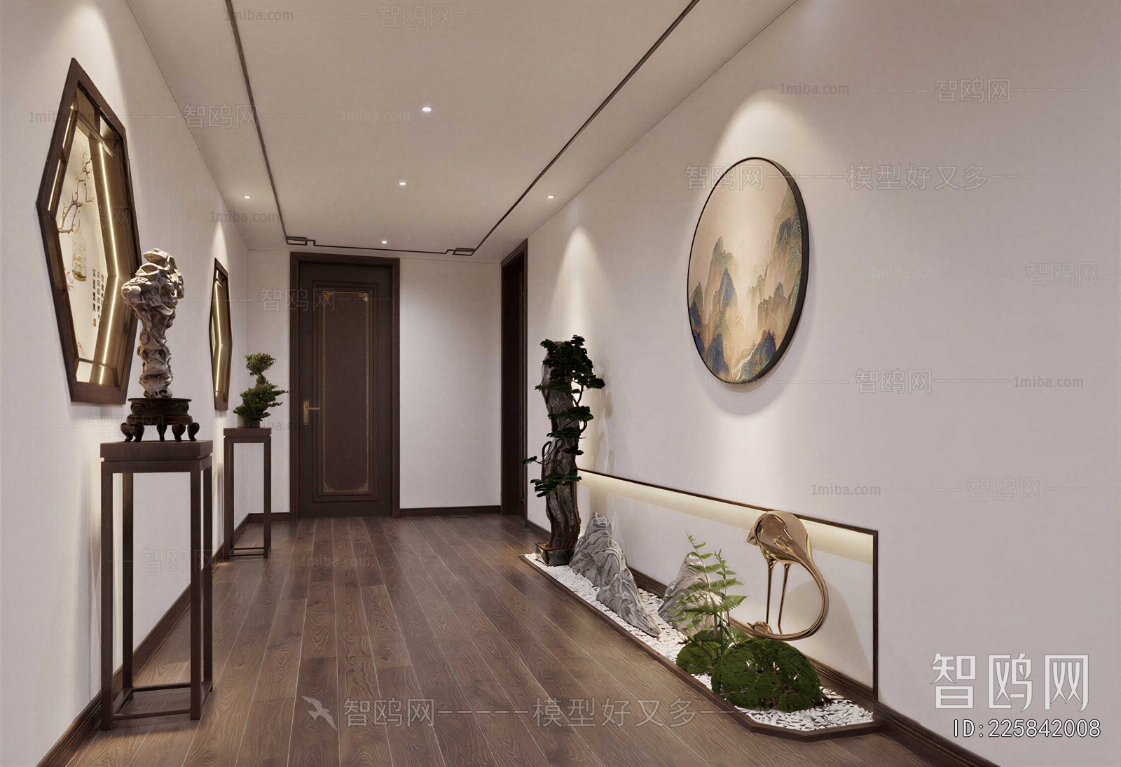 New Chinese Style Hallway