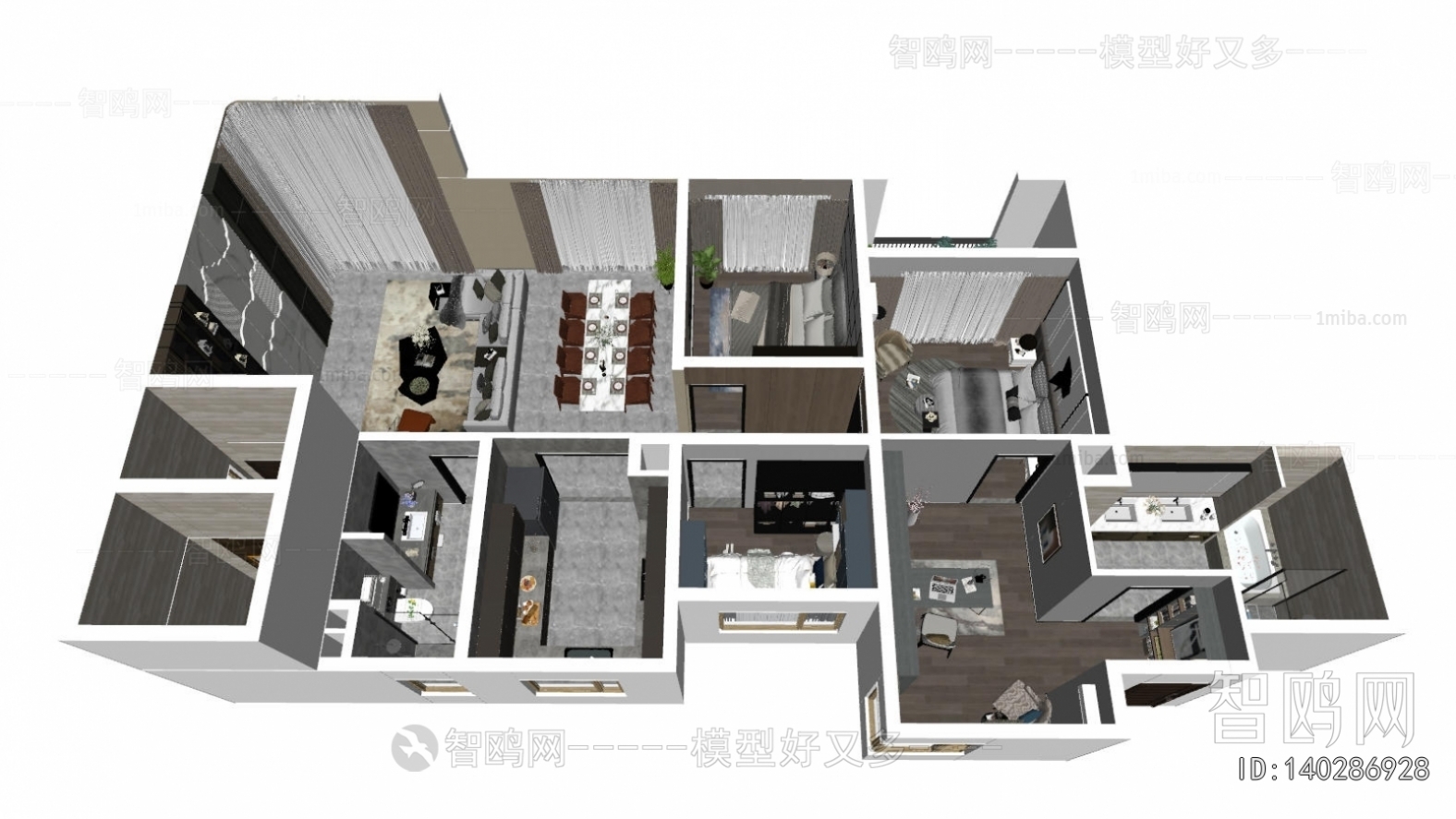 Modern A Bird's-eye View Of Home Decoration