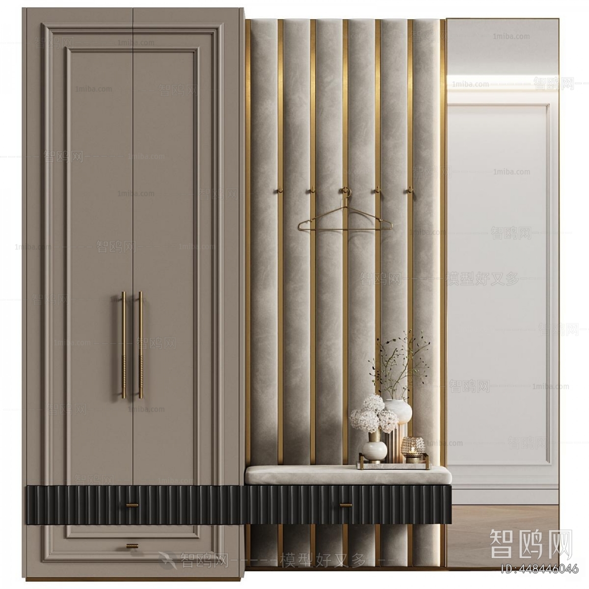 Simple European Style Shoe Cabinet