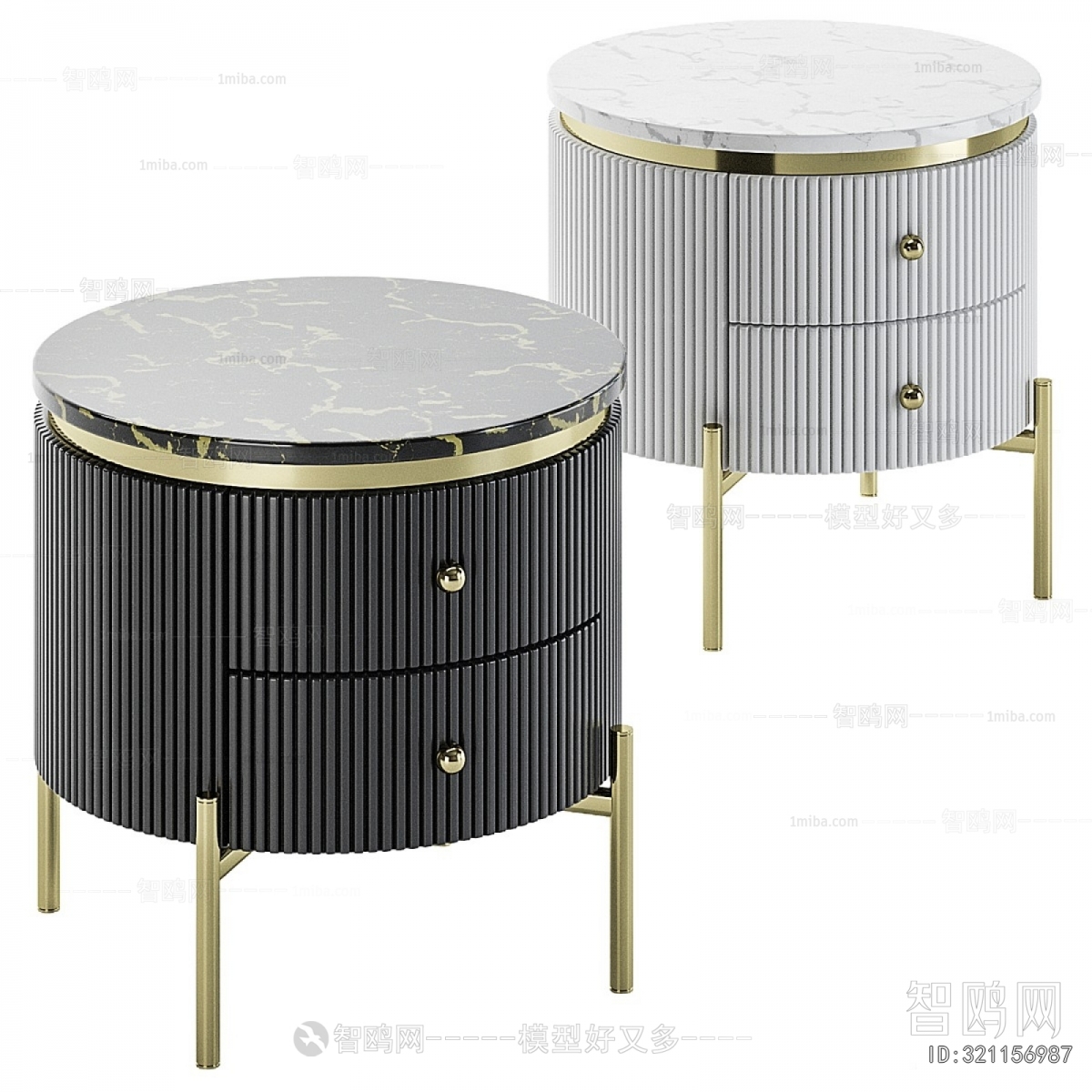 Modern Bedside Cupboard