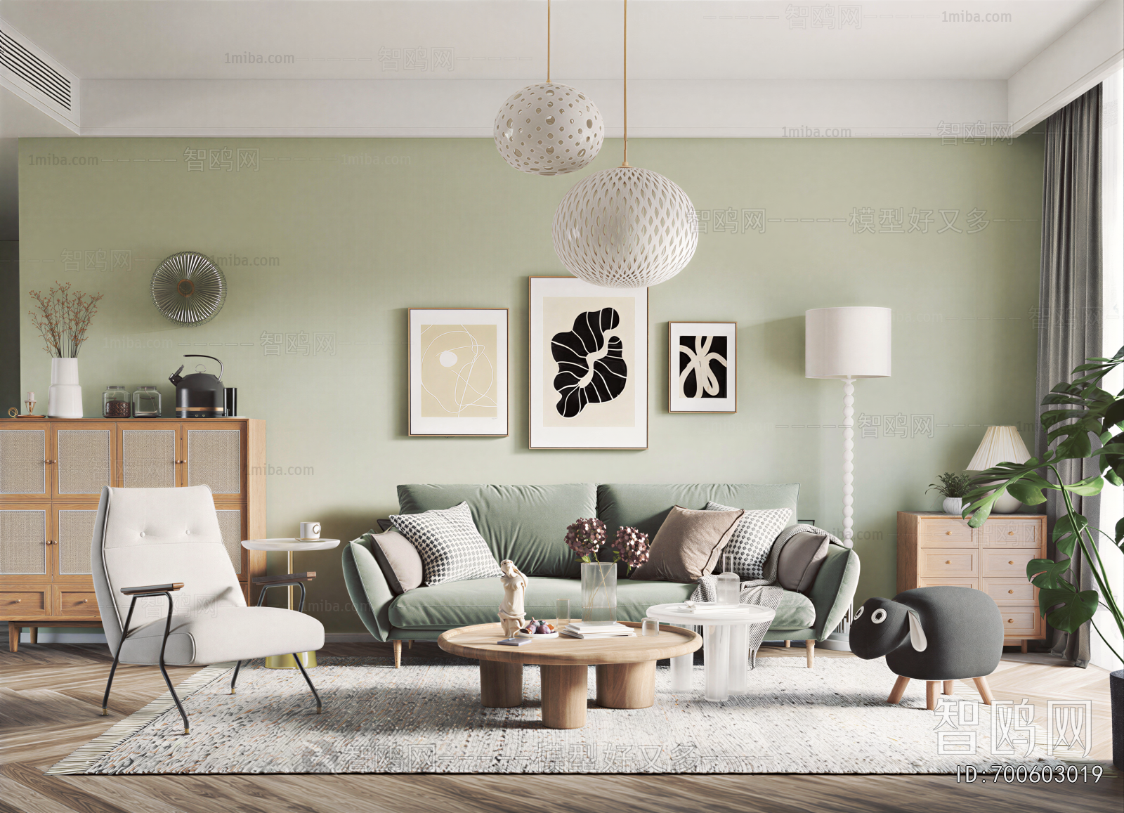 Nordic Style A Living Room