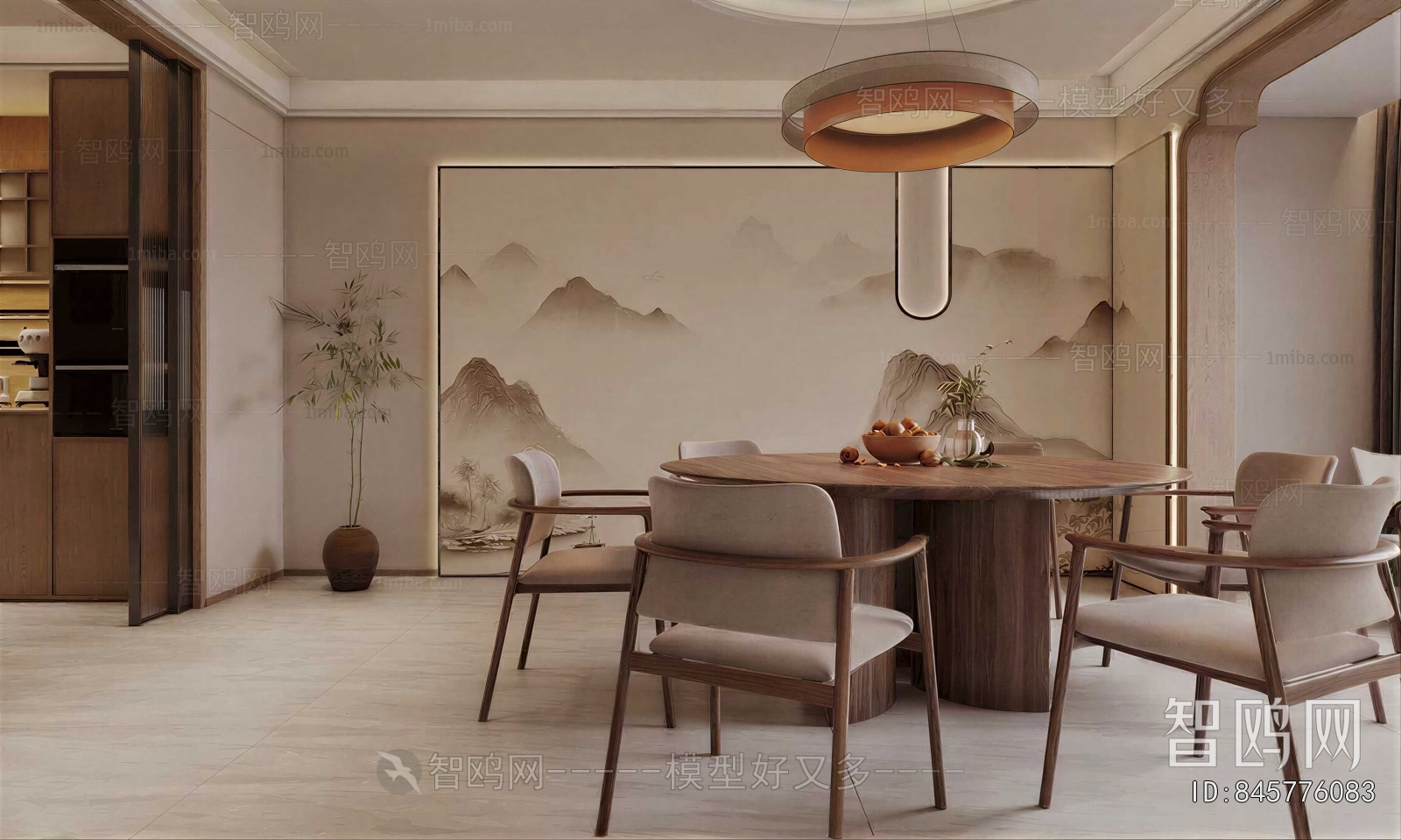 New Chinese Style Dining Room