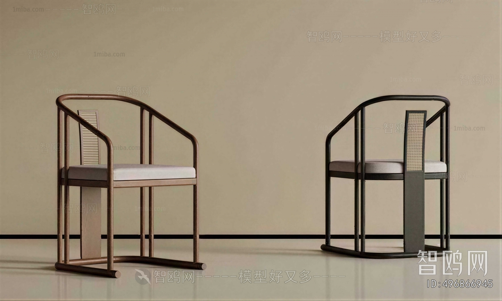 New Chinese Style Lounge Chair