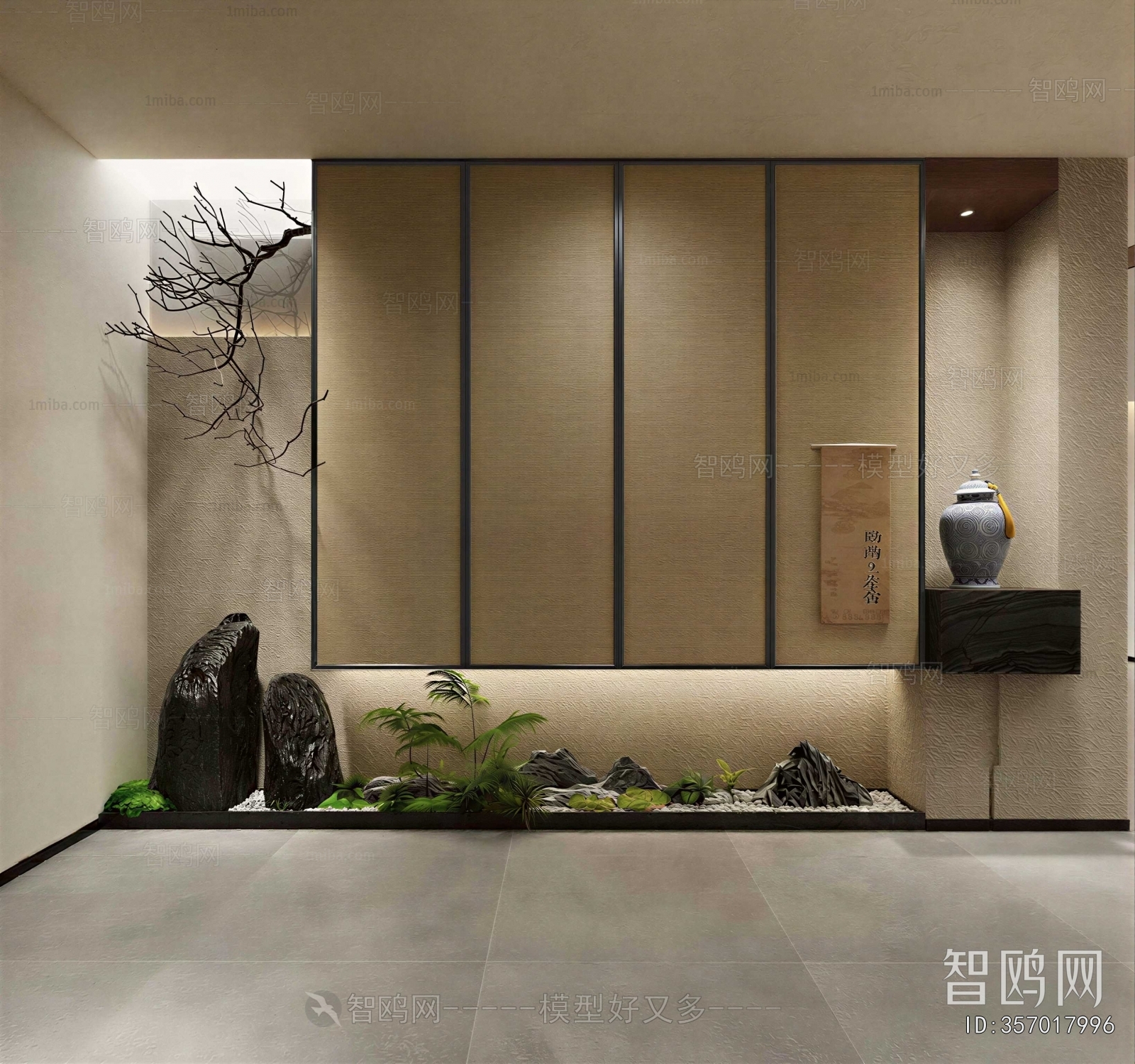 New Chinese Style Hallway