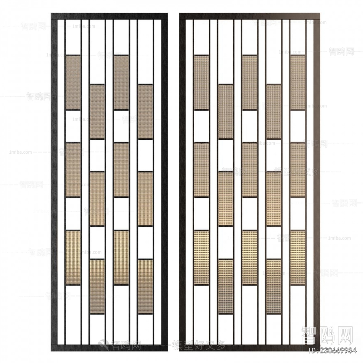 Modern Metal Screen Partition