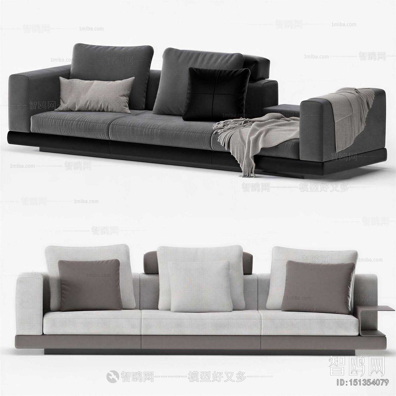 Modern Three-seat Sofa