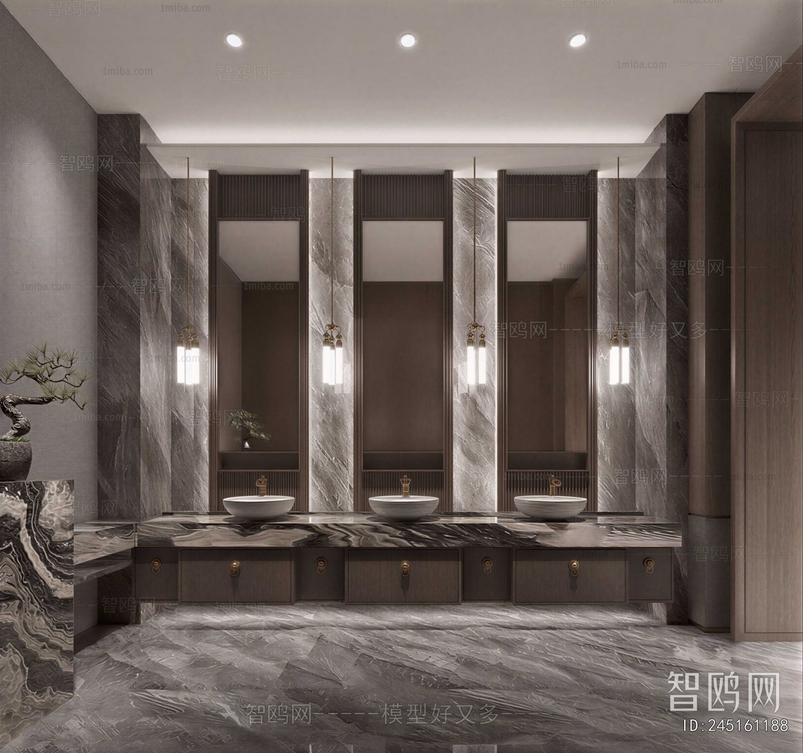 New Chinese Style Public Toilet