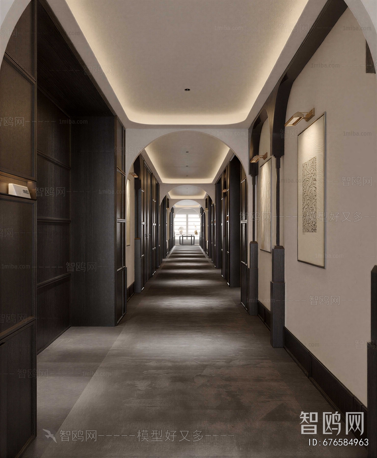European Style Hallway