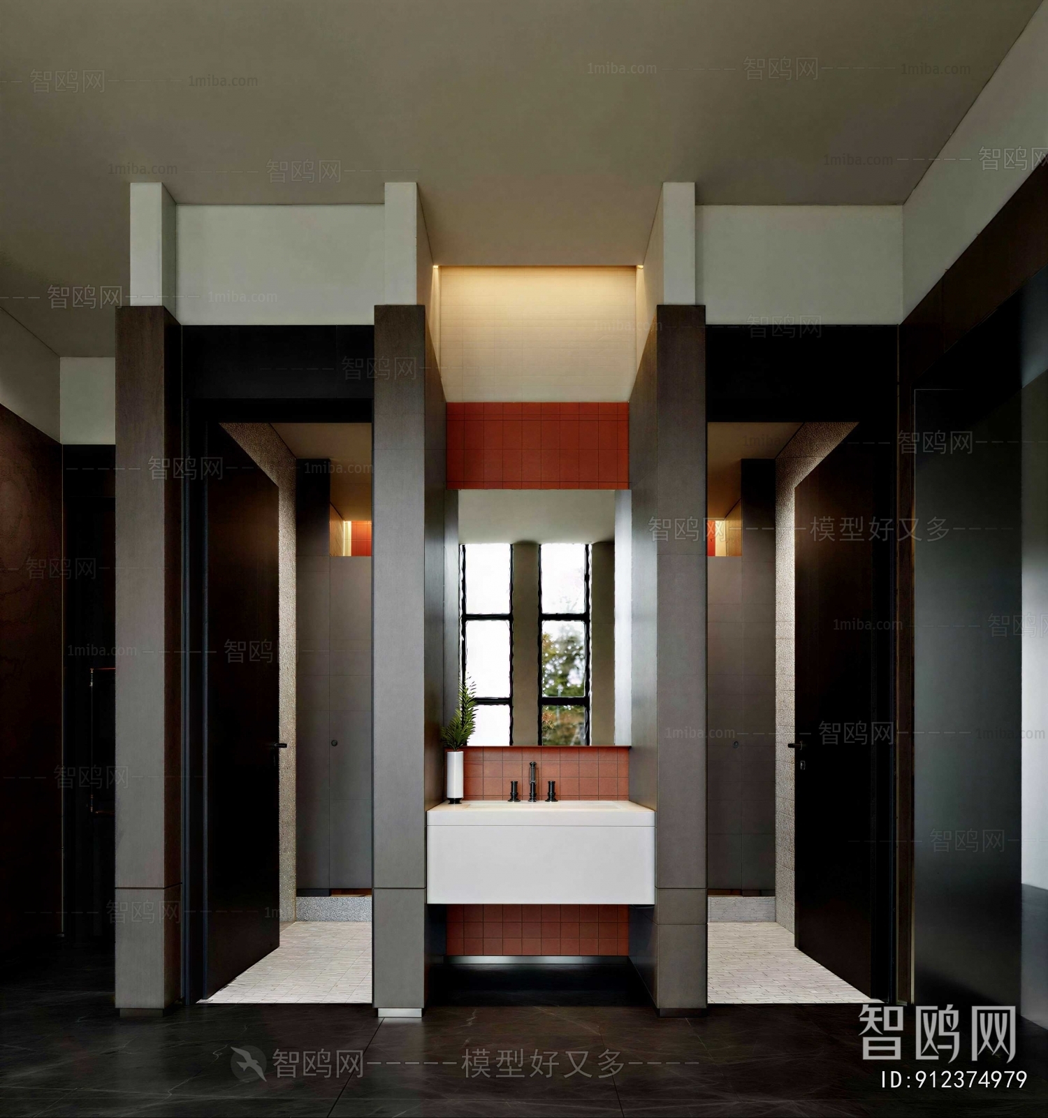 Modern Public Toilet