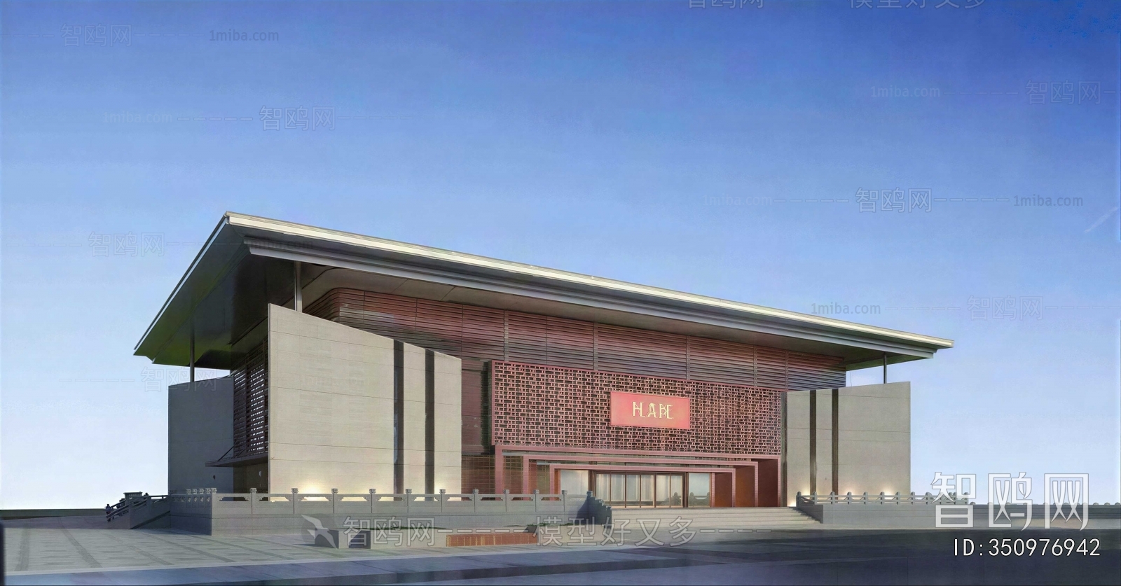 New Chinese Style Architecture Of Artistic Style