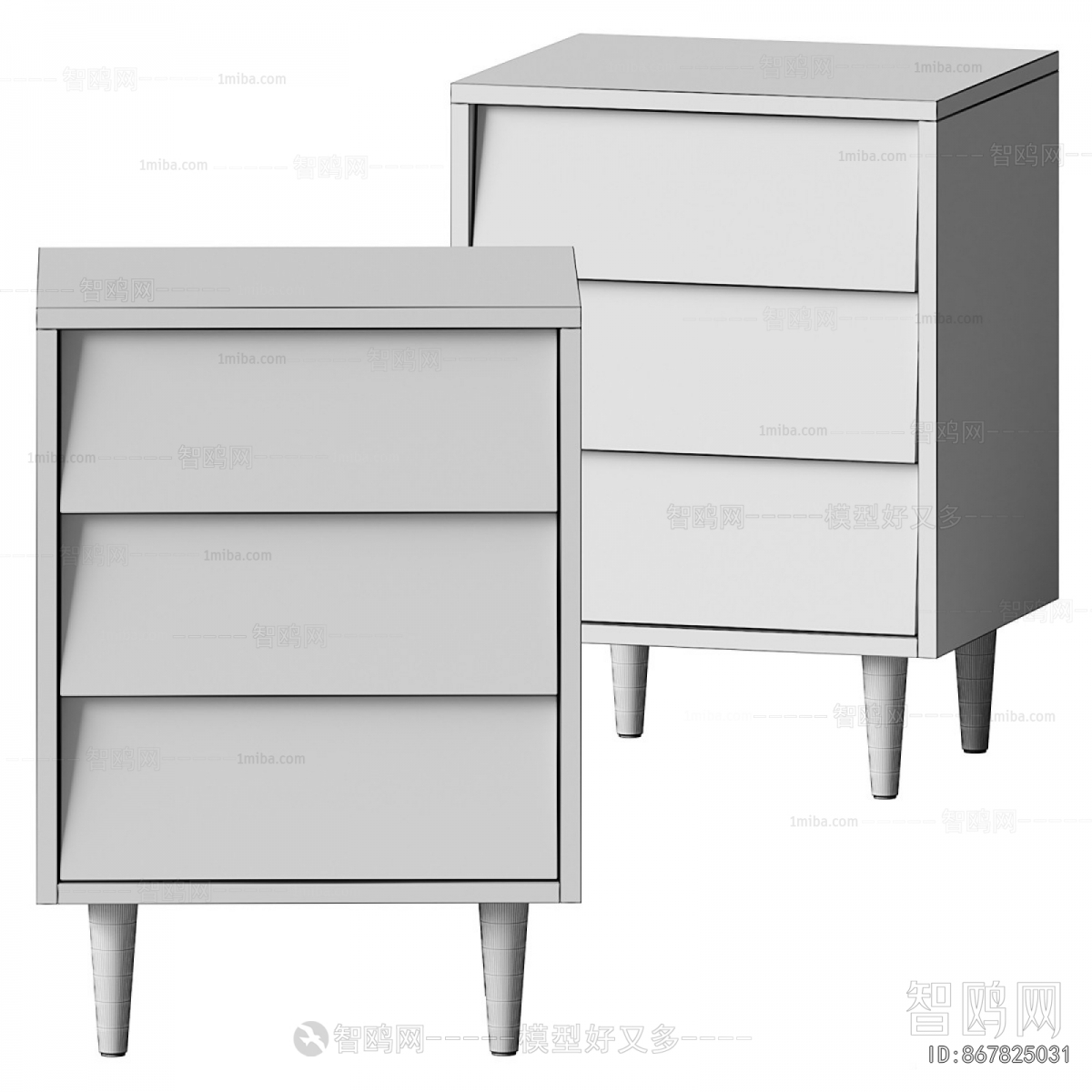 Modern Bedside Cupboard