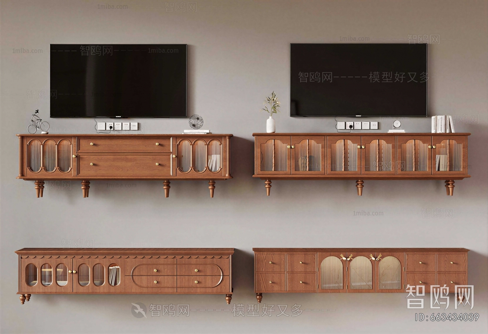 French Style TV Cabinet