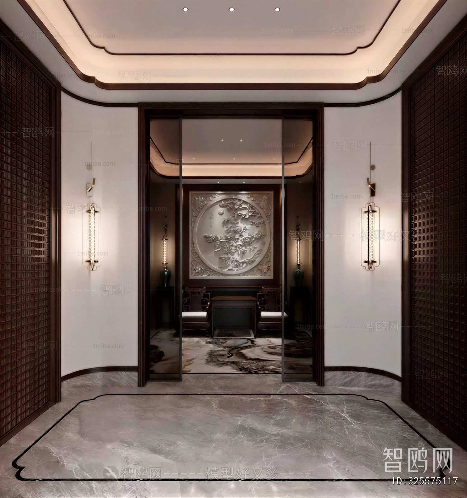 New Chinese Style Hallway