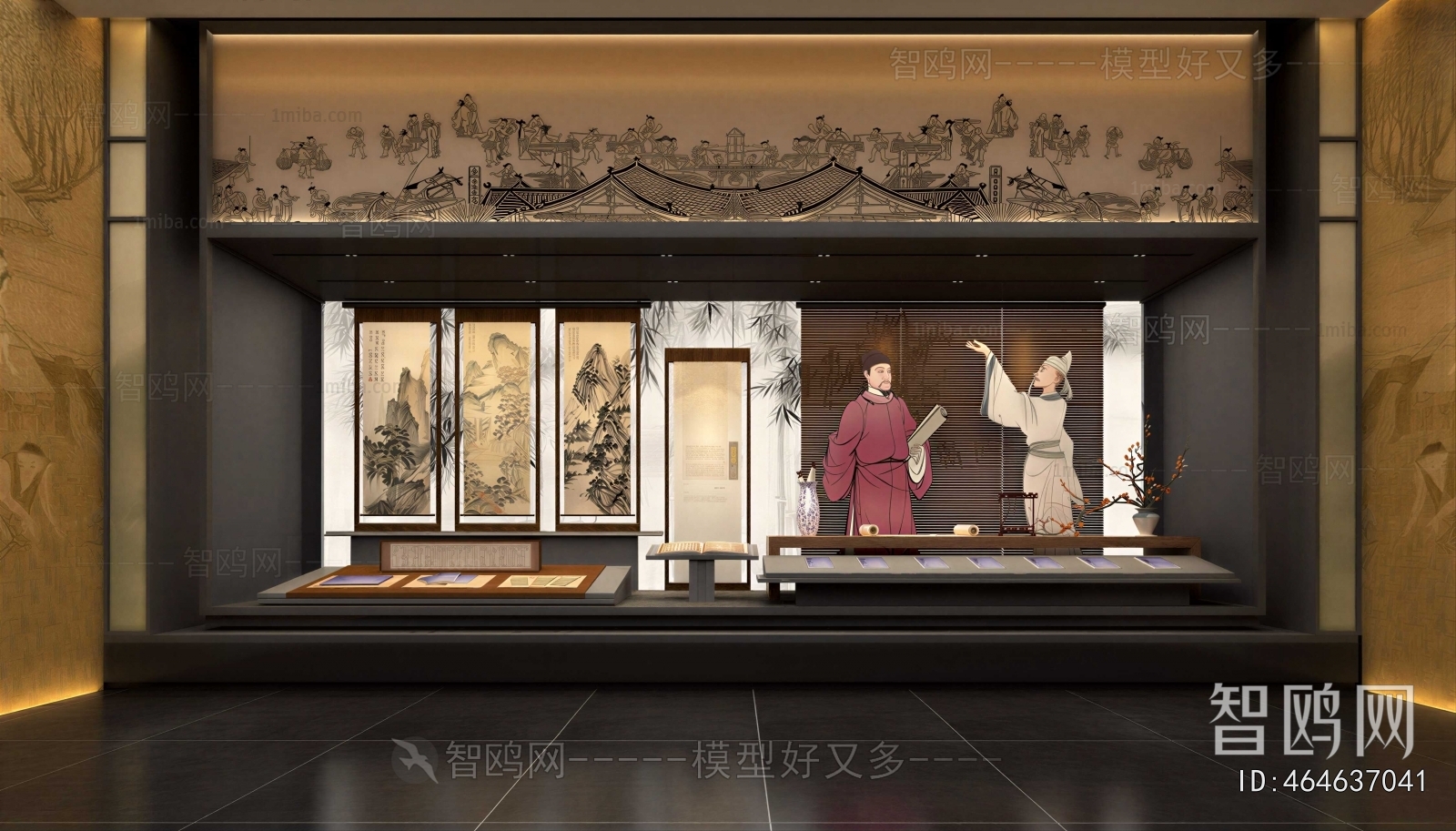 New Chinese Style Exhibition Hall