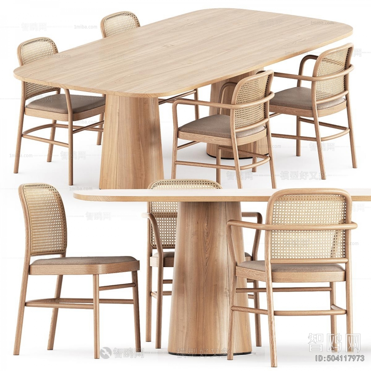 Nordic Style Dining Table And Chairs