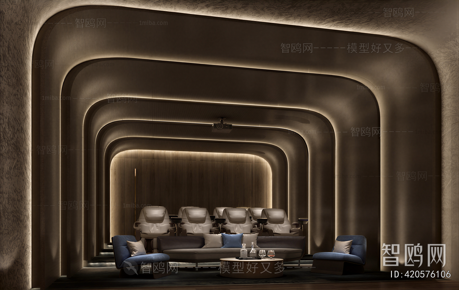 Modern Audiovisual Room