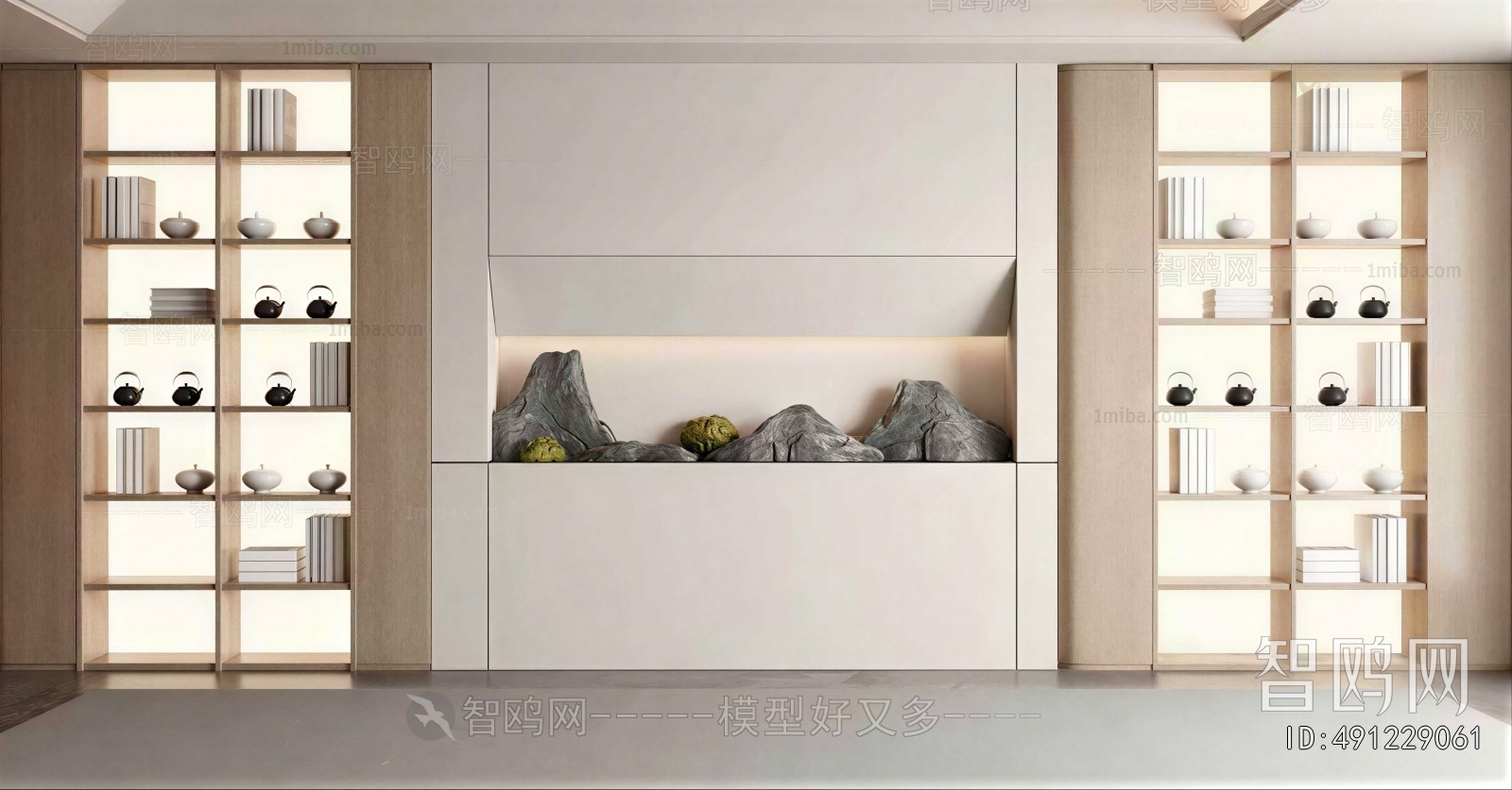 New Chinese Style Decorative Cabinet