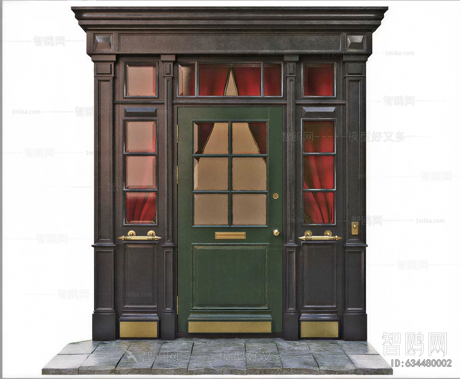 Simple European Style Entrance Door