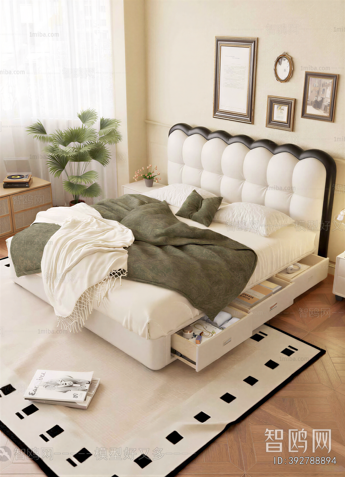 French Style Double Bed