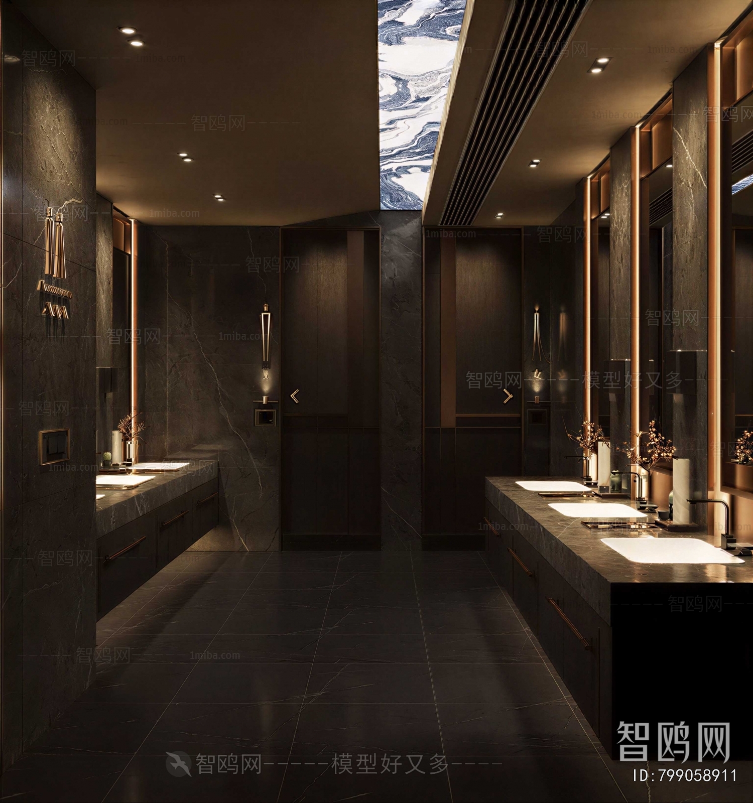 Modern Public Toilet