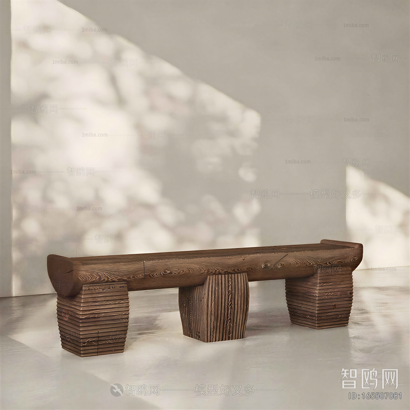 Wabi-sabi Style Bench