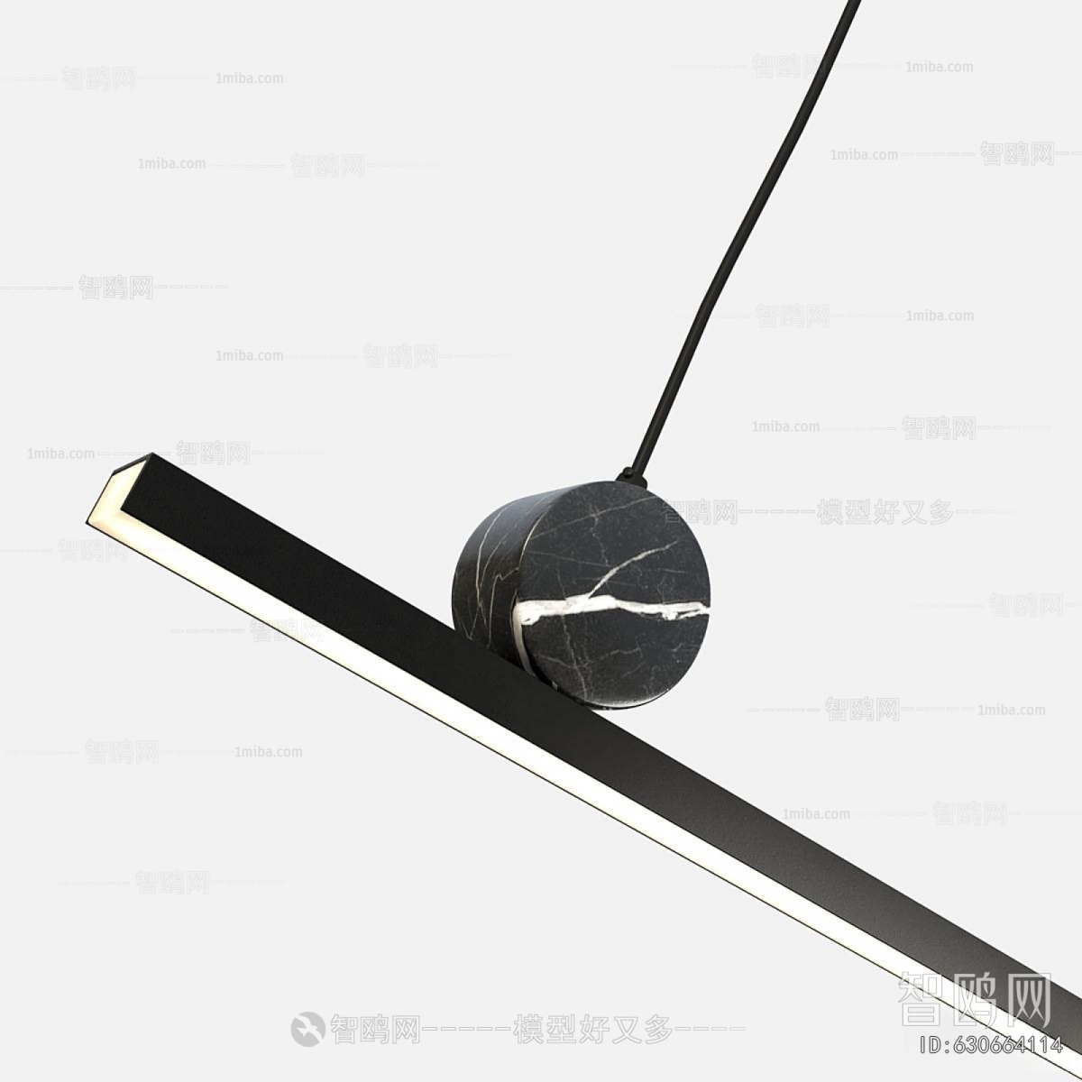 Modern Long Chandelier