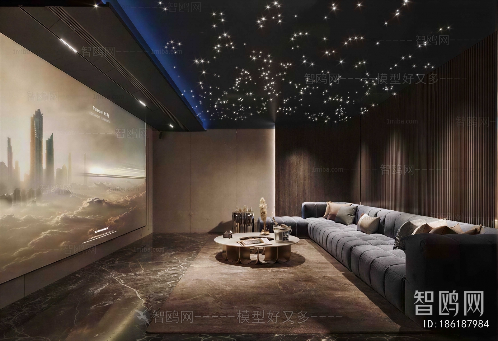 Modern Audiovisual Room