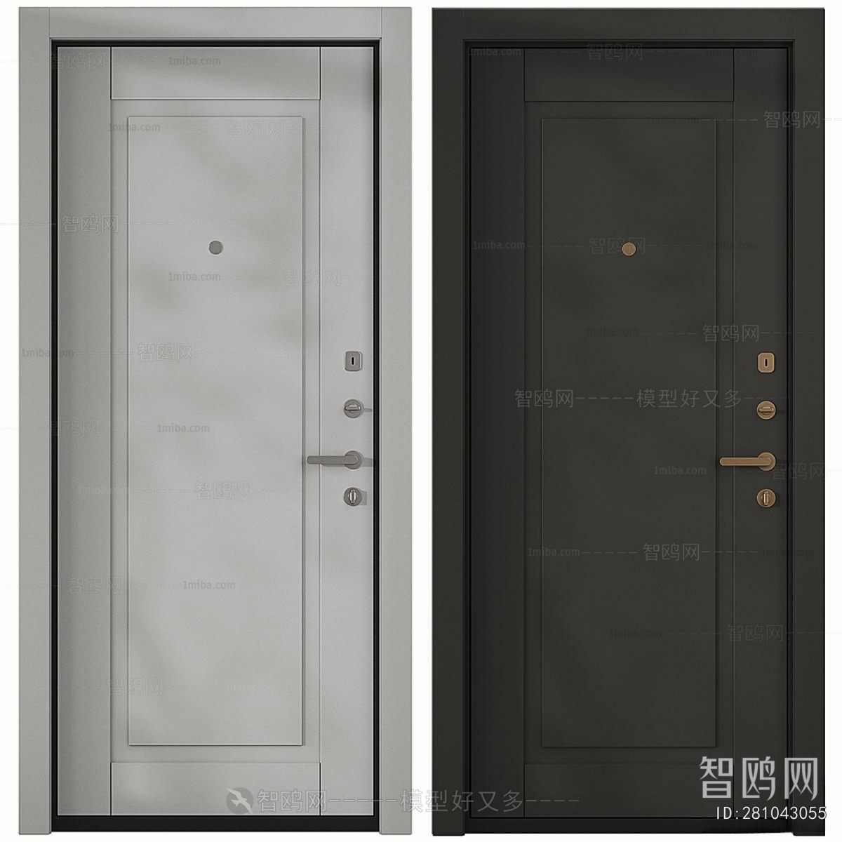Modern Single Door