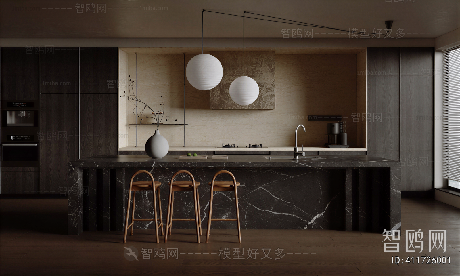 Wabi-sabi Style Dining Room