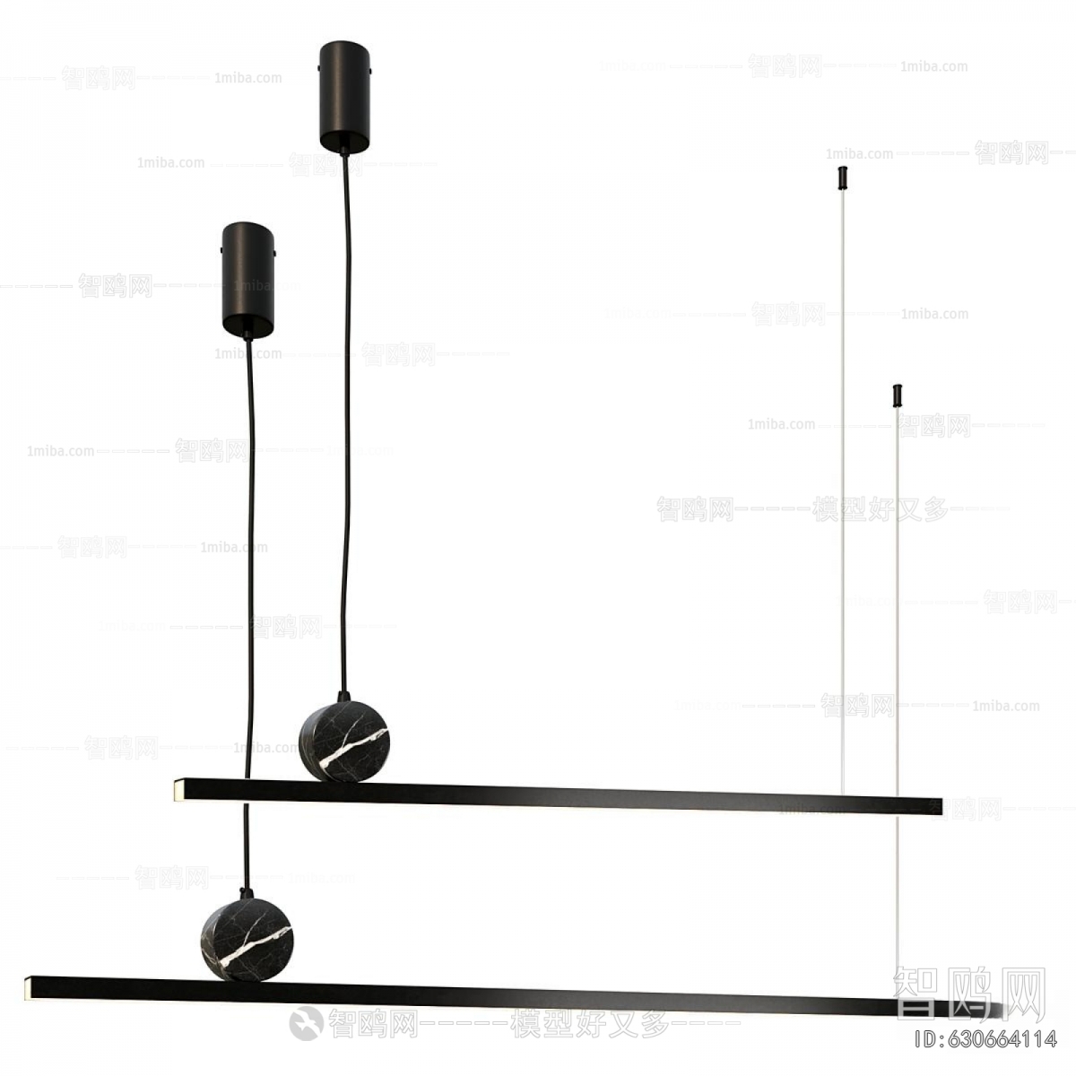 Modern Long Chandelier